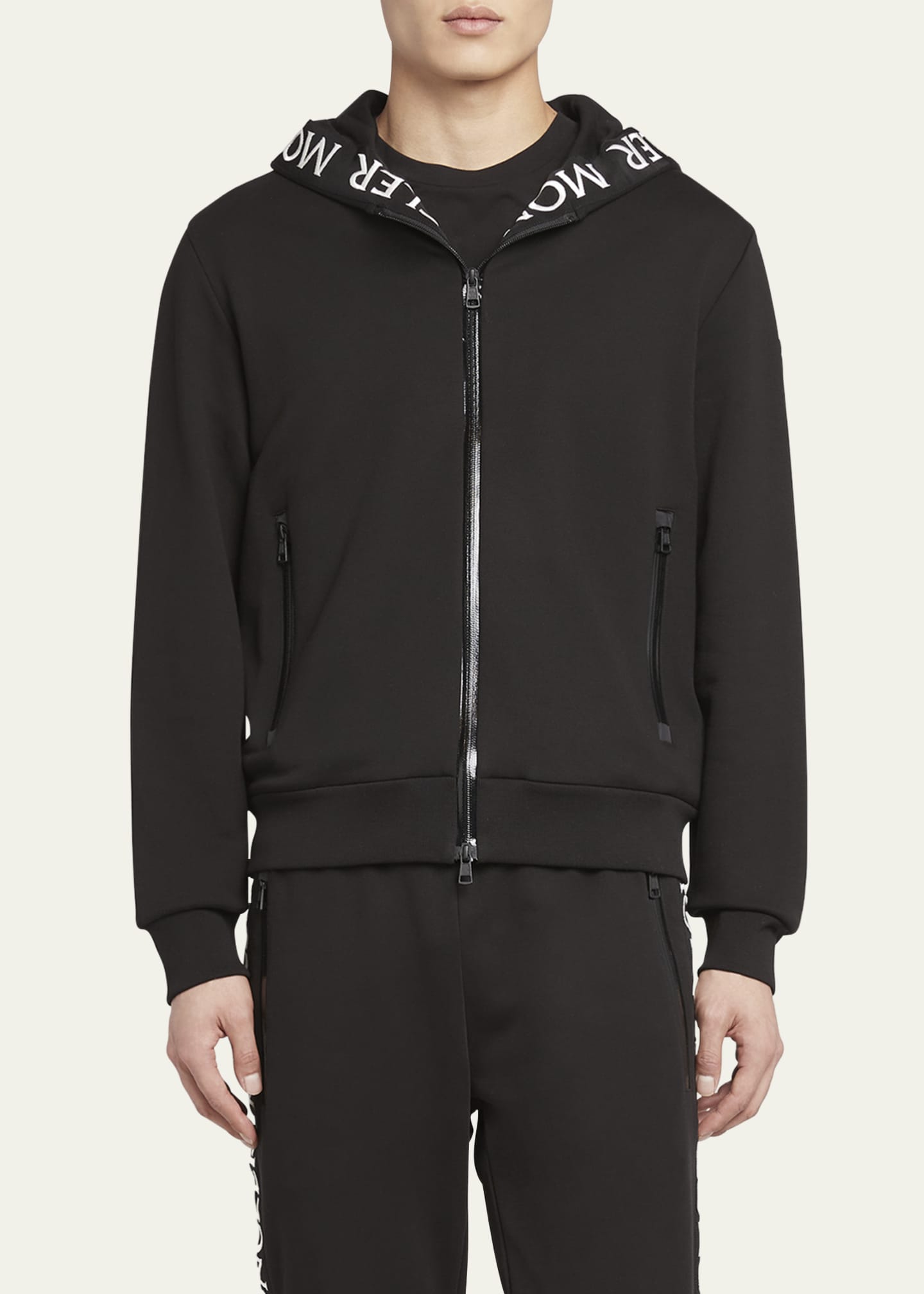 Moncler Men's Zip-Up Hoodie Image 4 of 5