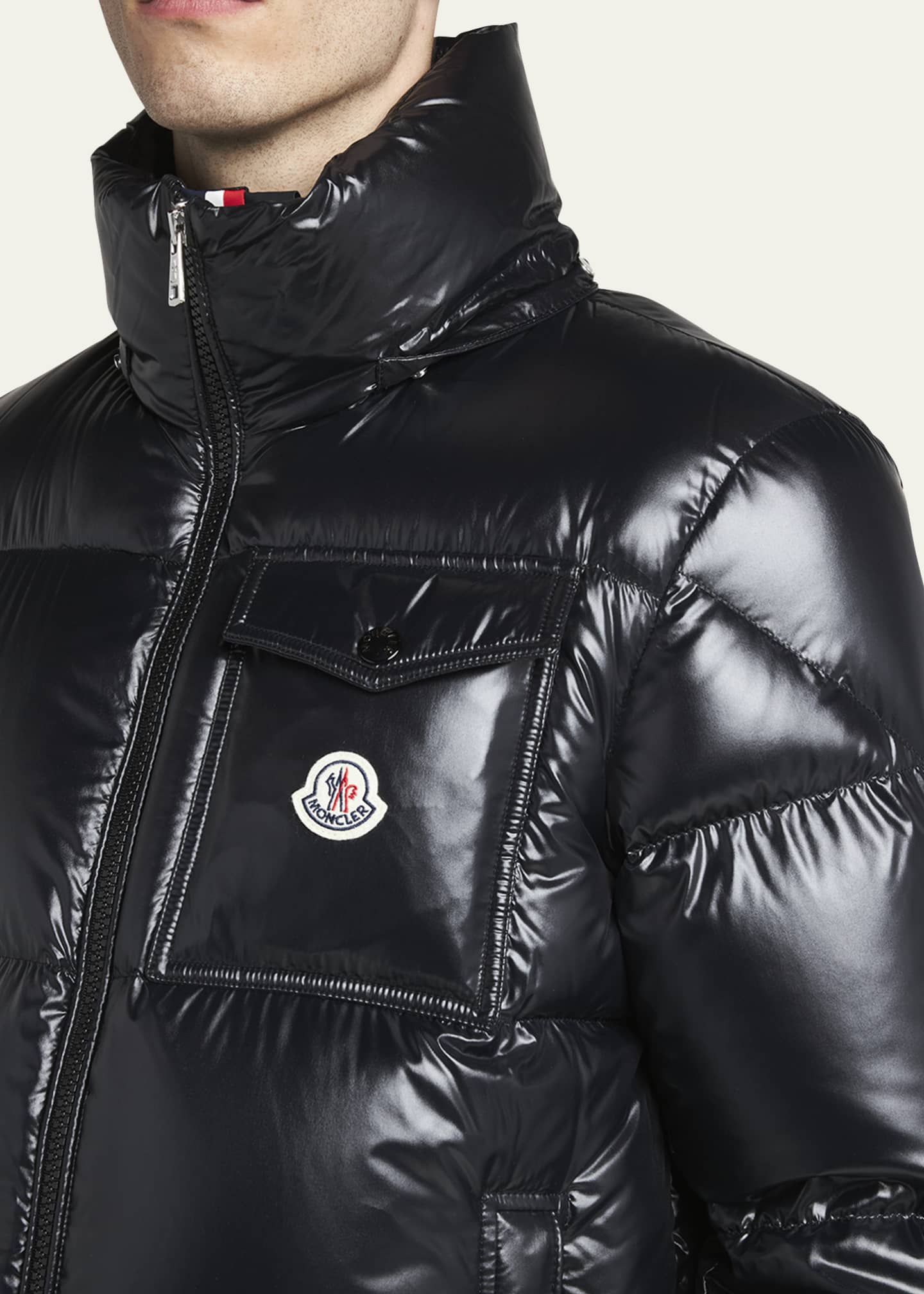 Moncler Men's Montbeliard Short Down Jacket Image 5 of 5