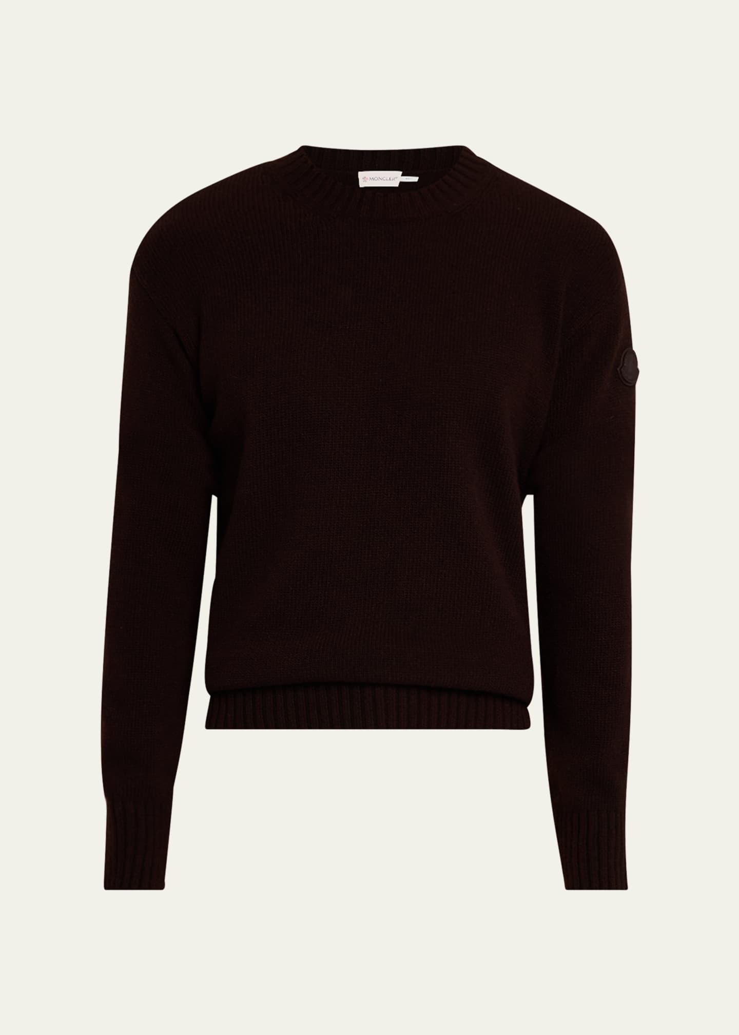Moncler Men's Wool-Cashmere Sweater Image 1 of 5