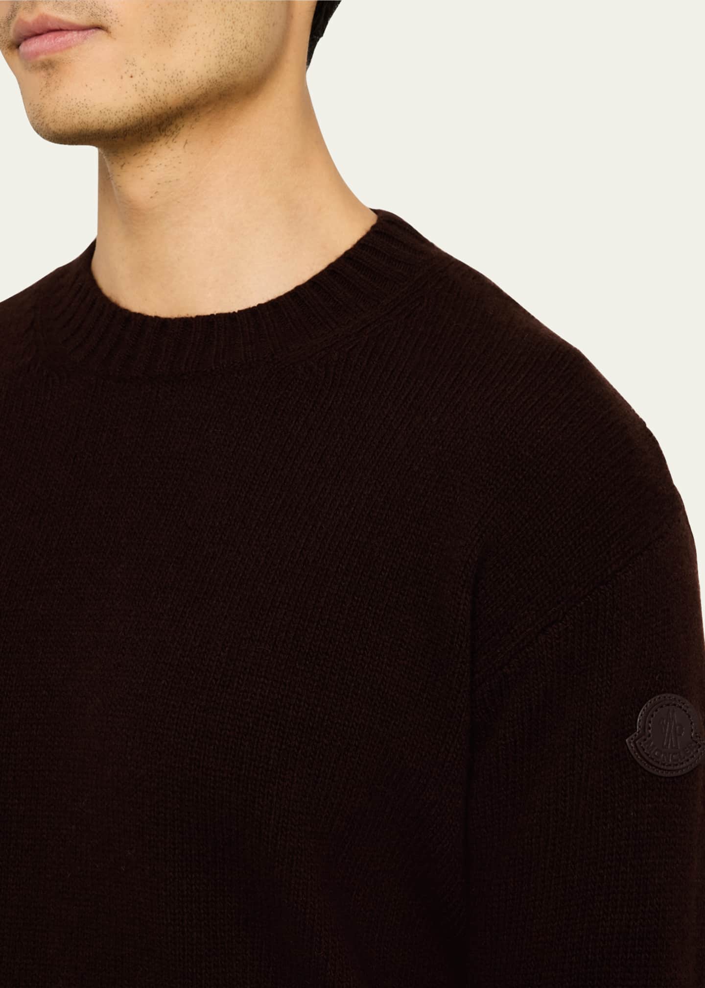 Moncler Men's Wool-Cashmere Sweater Image 5 of 5