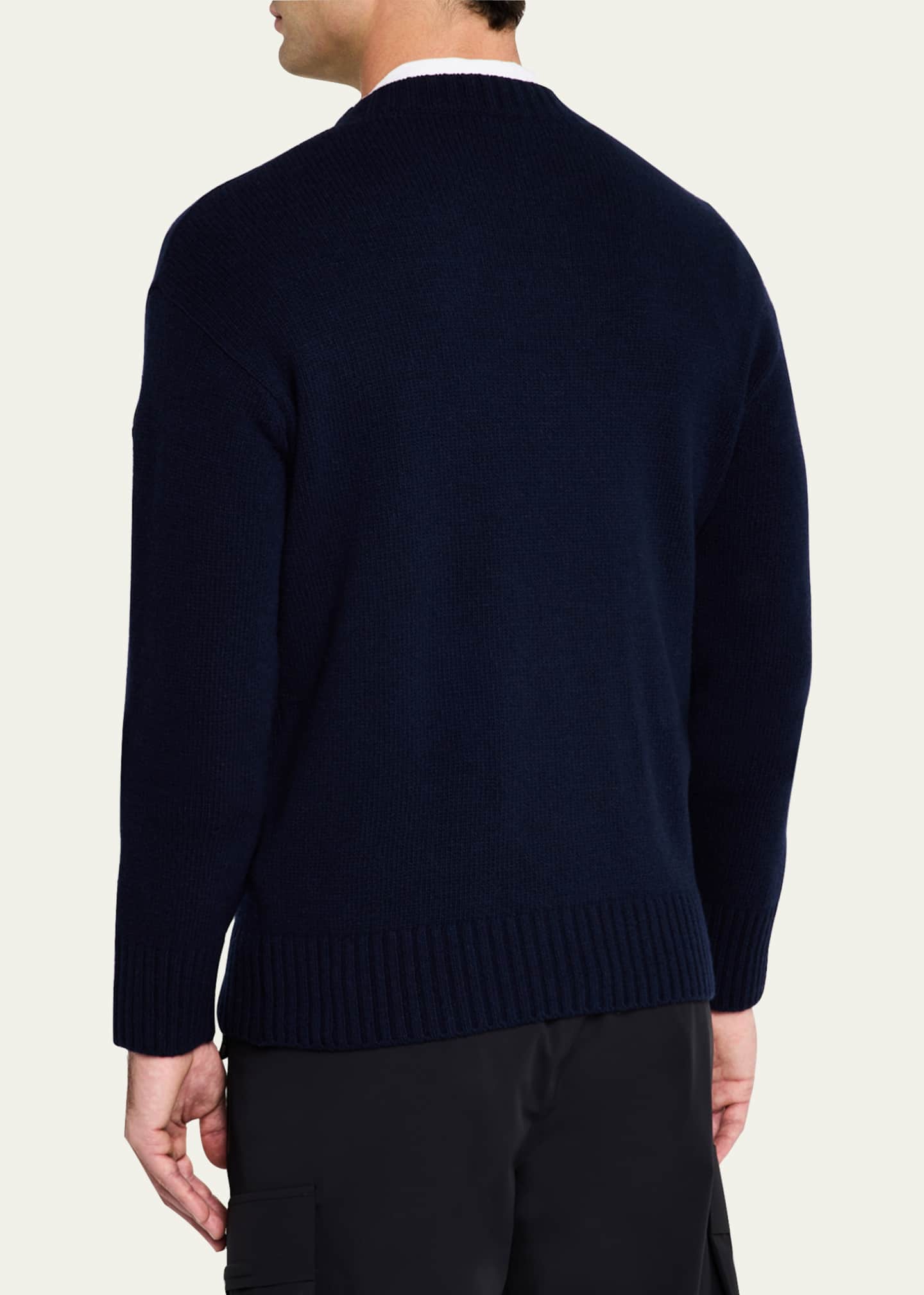 Moncler Men's Wool-Cashmere Sweater Image 3 of 5