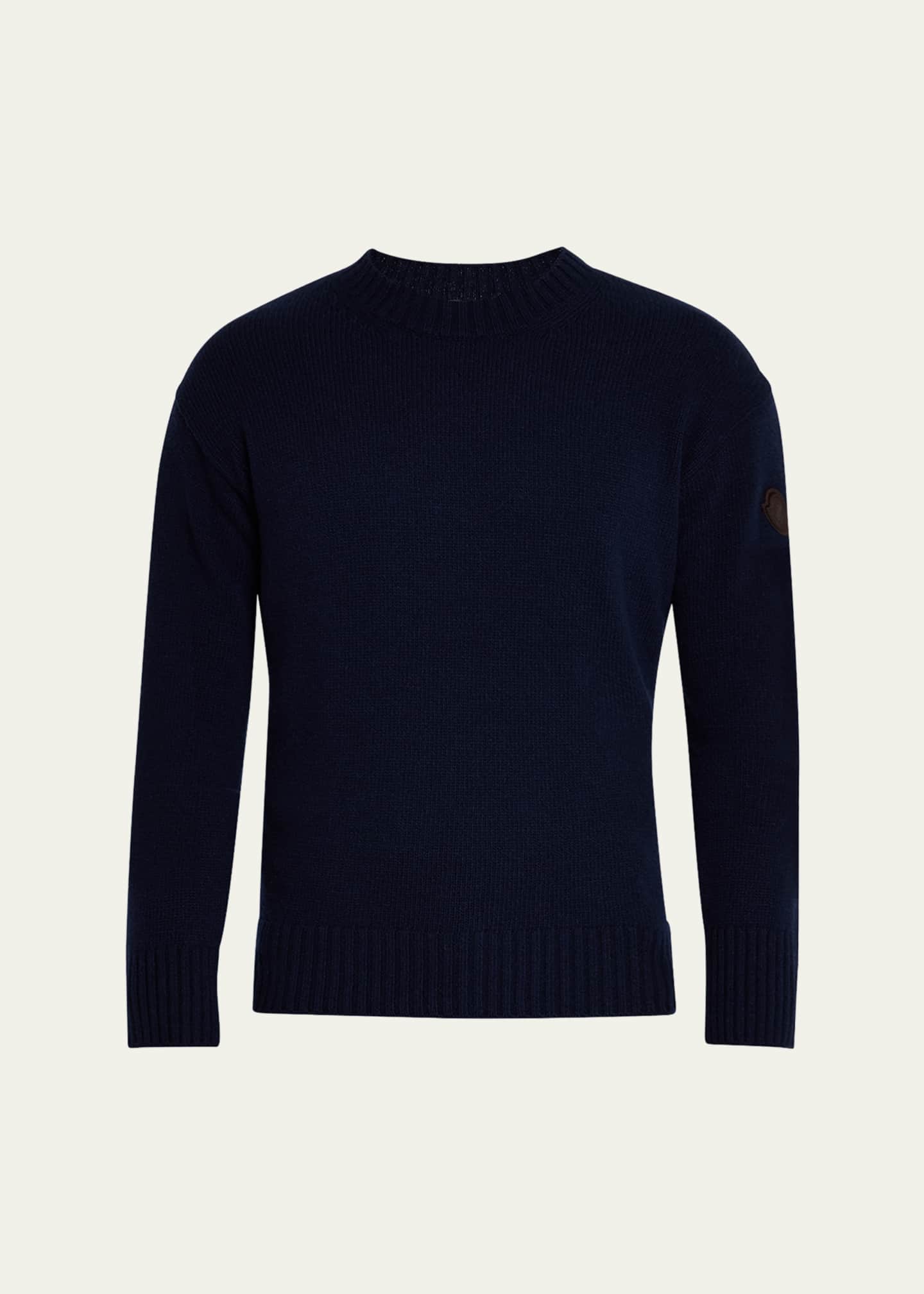 Moncler Men's Wool-Cashmere Sweater Image 1 of 5
