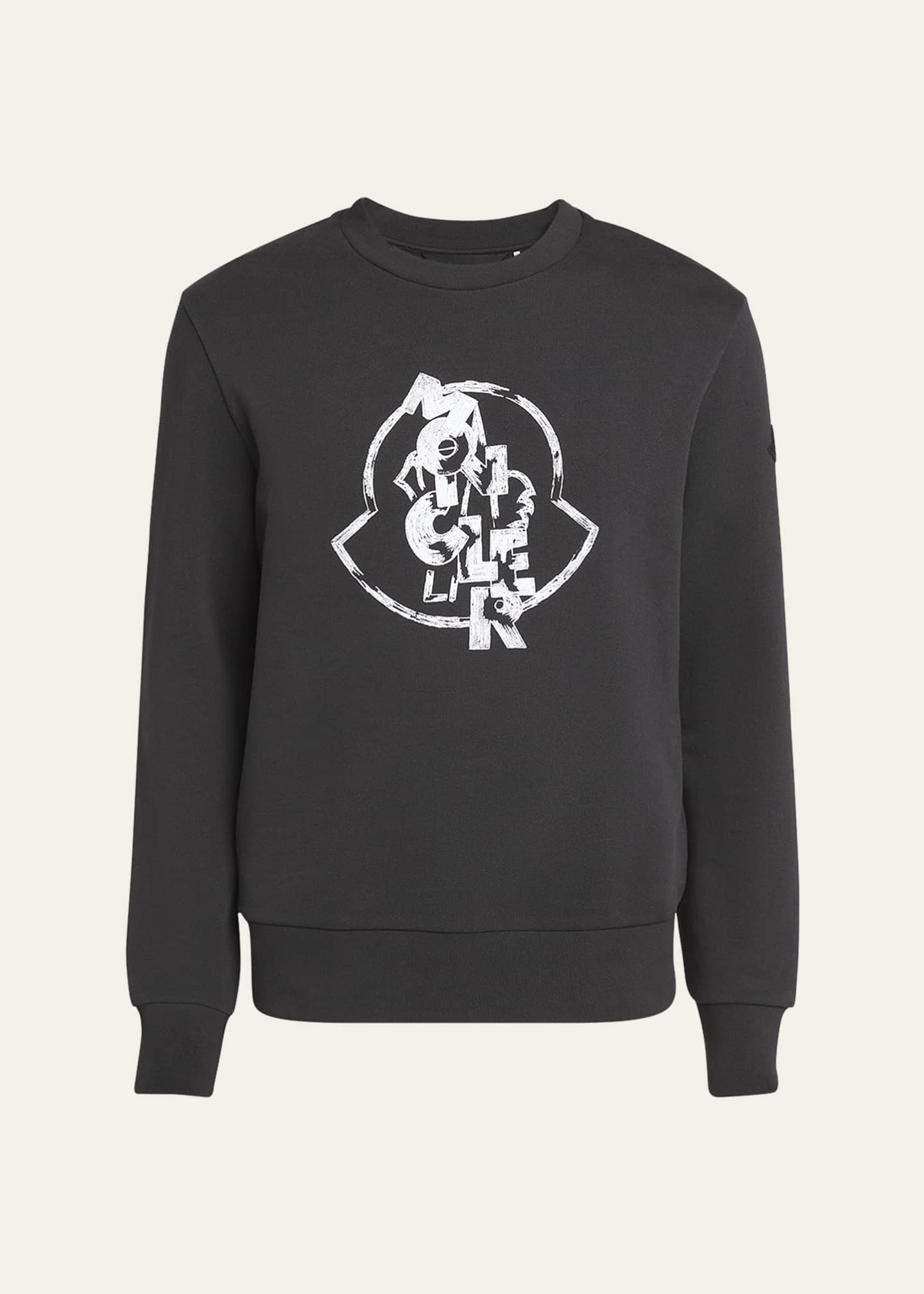 Moncler Men's Logo Graphic Sweatshirt Image 1 of 5