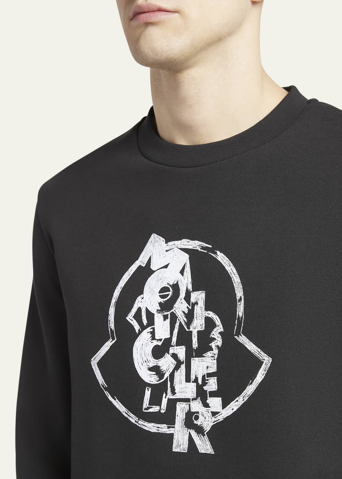 Moncler Men's Logo Graphic Sweatshirt Image 5 of 5