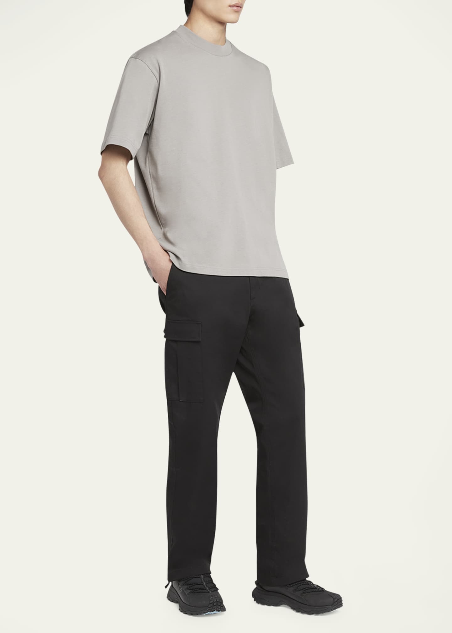 Moncler Men's Logo Short-Sleeve T-Shirt Image 2 of 5