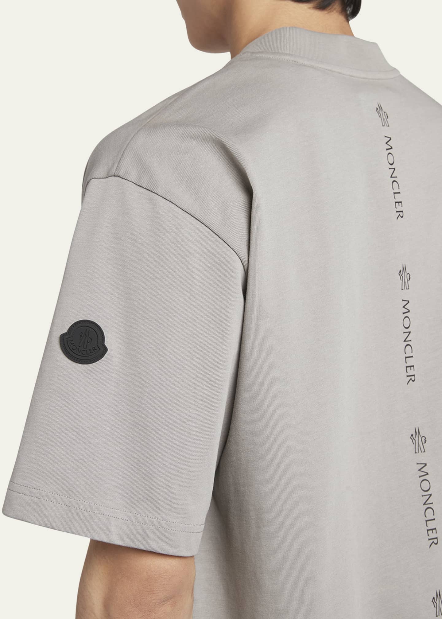 Moncler Men's Logo Short-Sleeve T-Shirt Image 5 of 5
