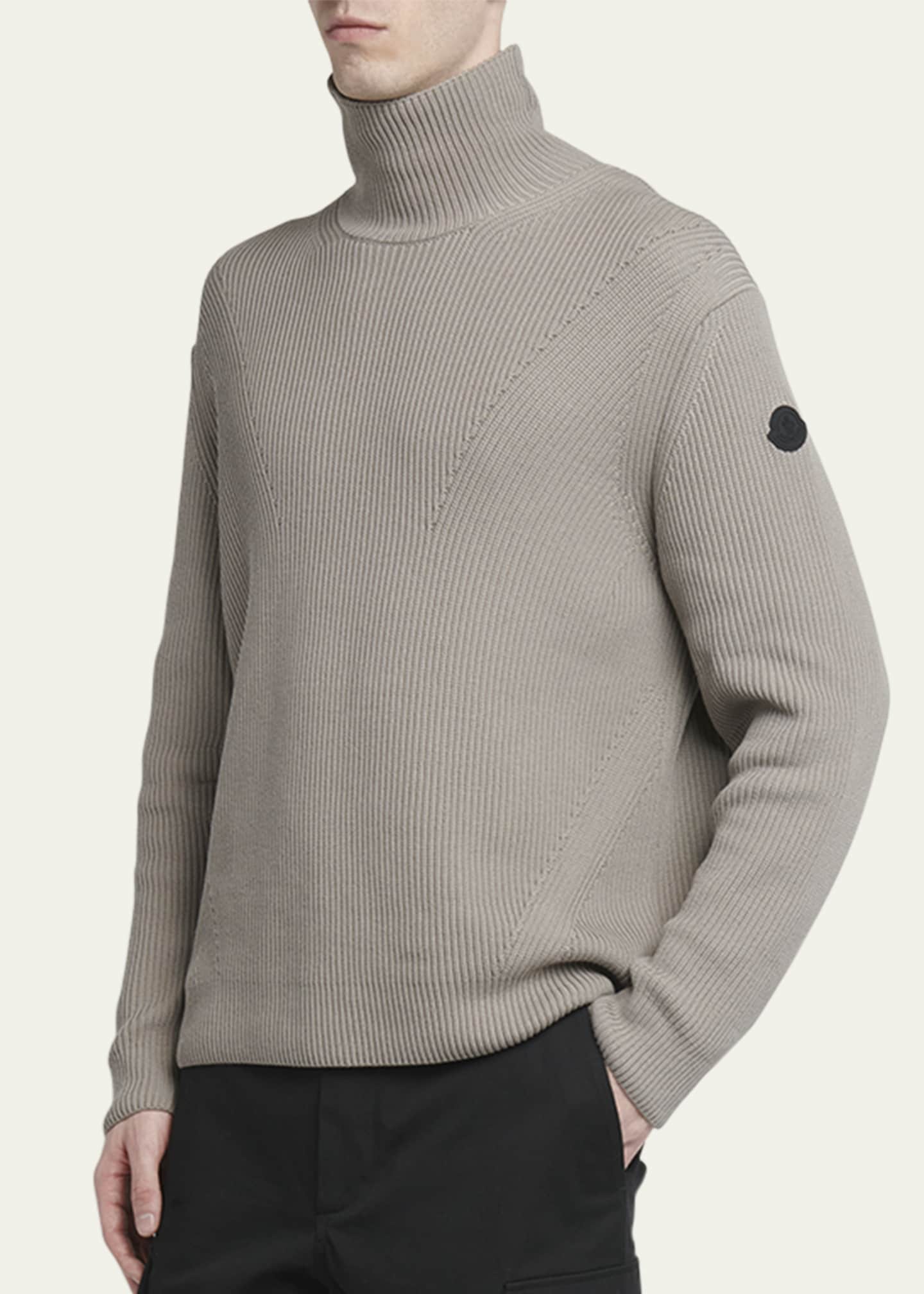 Moncler Men's Cotton Turtleneck Sweater Image 4 of 5