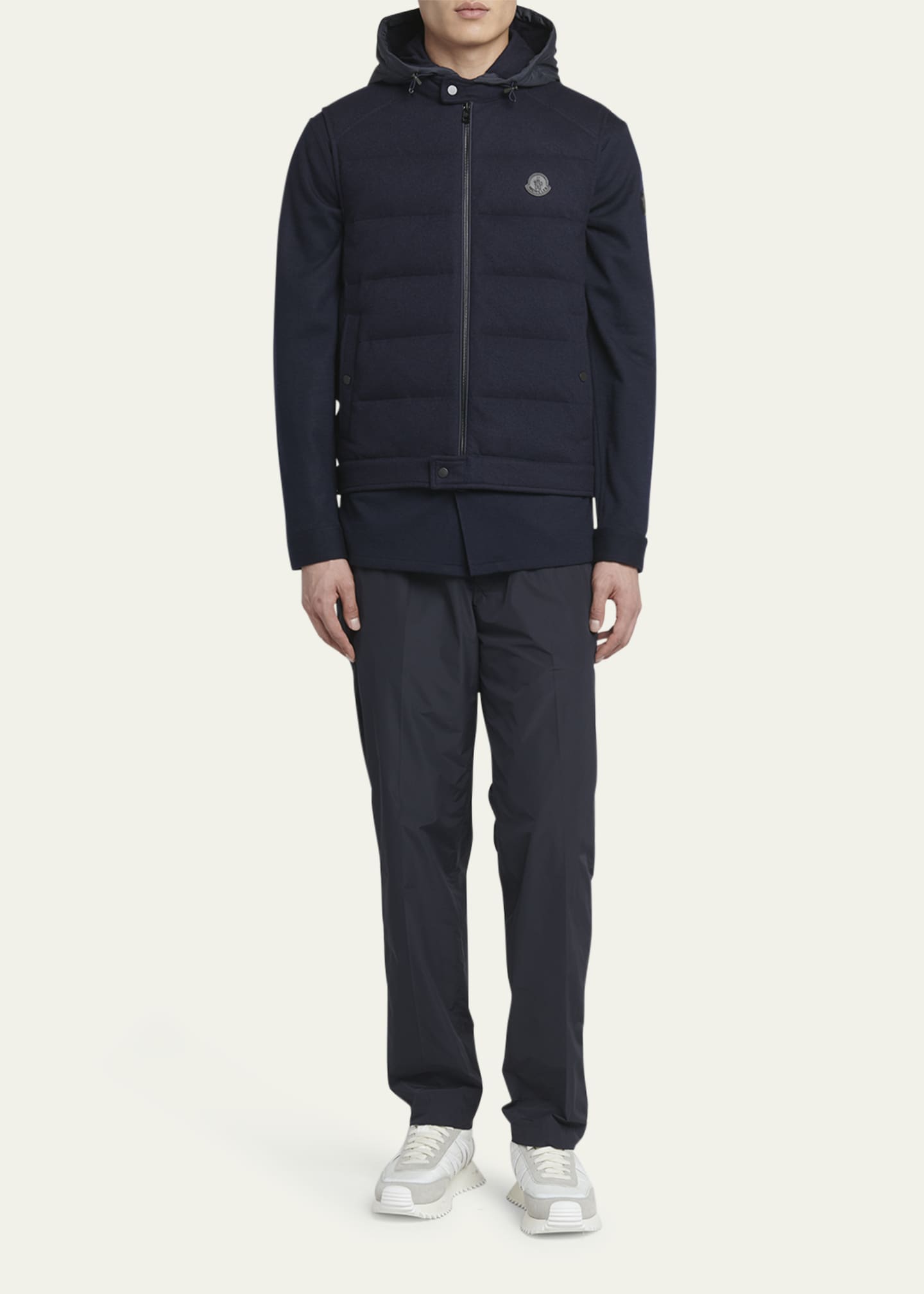 Moncler Men's Rezila Cashmere Down Vest Image 2 of 5