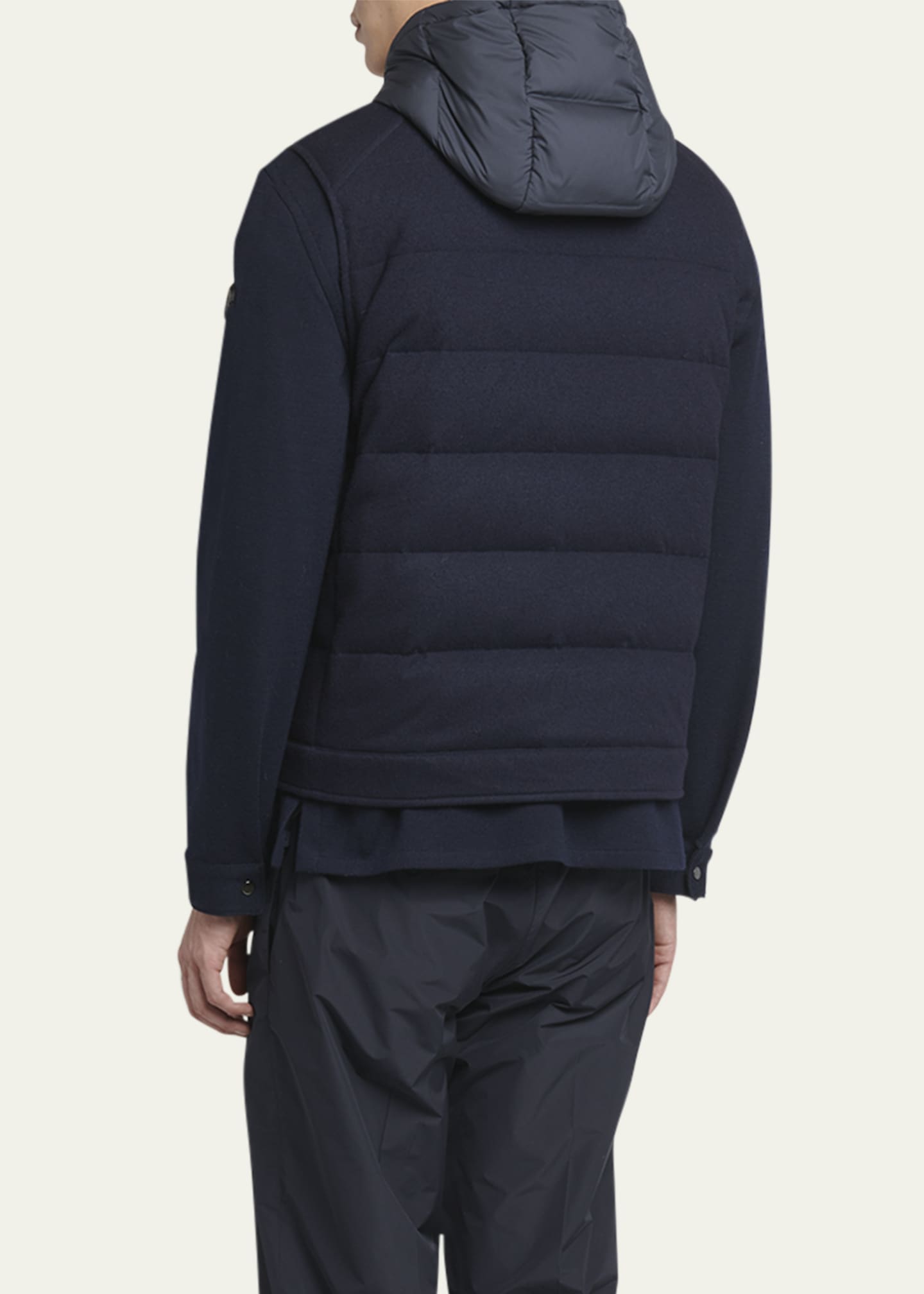 Moncler Men's Rezila Cashmere Down Vest Image 3 of 5