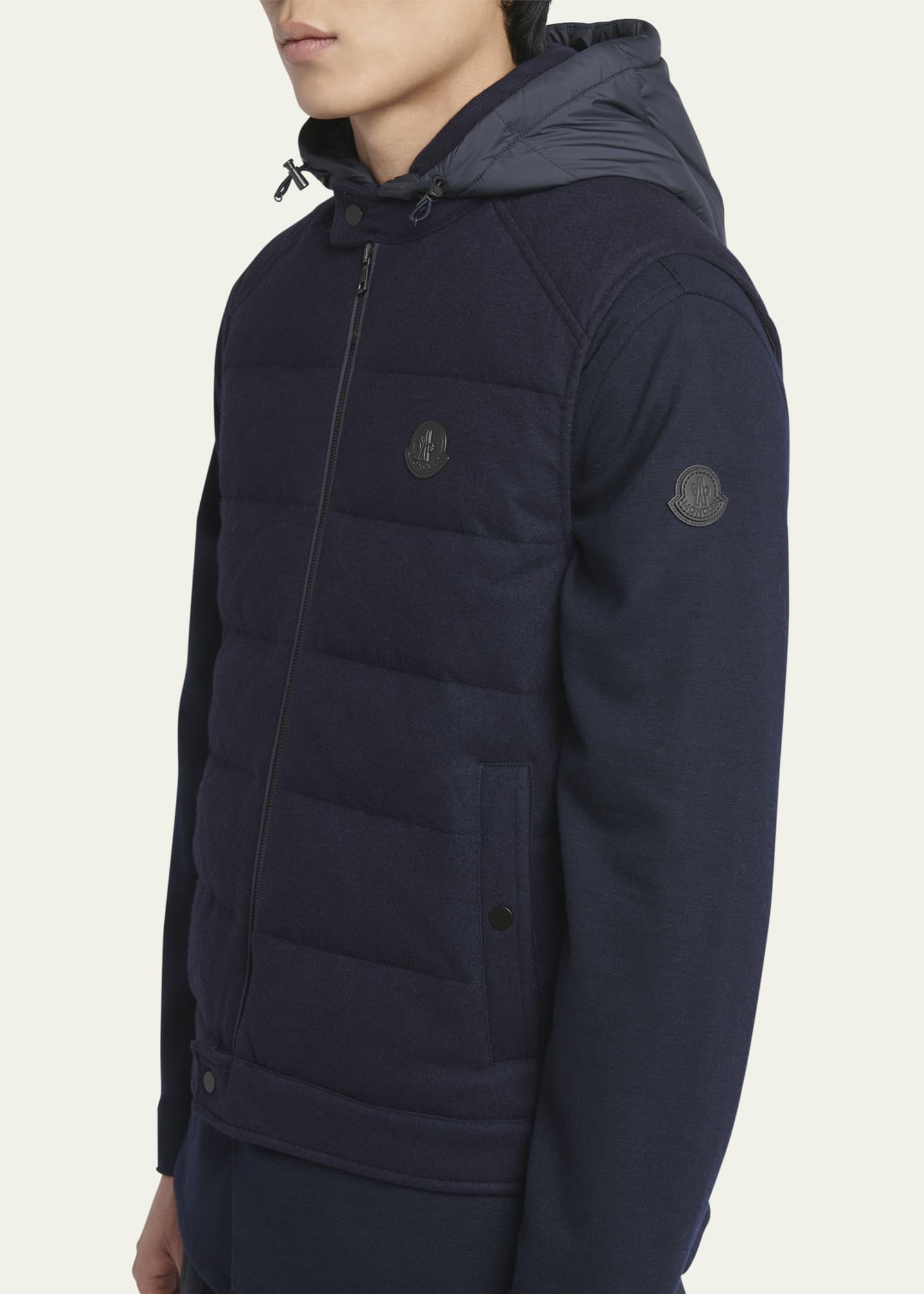 Moncler Men's Rezila Cashmere Down Vest Image 5 of 5