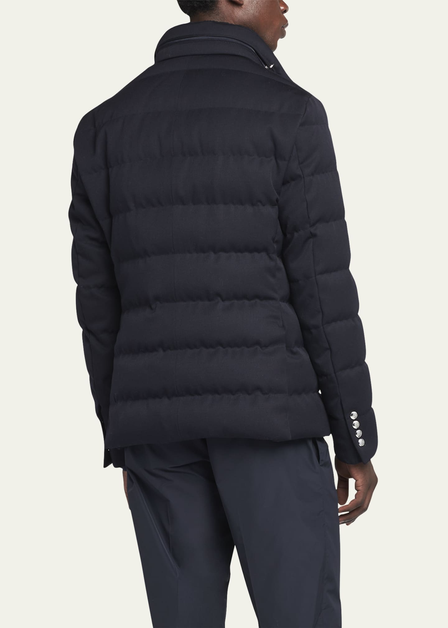Moncler Men's Bess Down Blazer Jacket Image 3 of 5