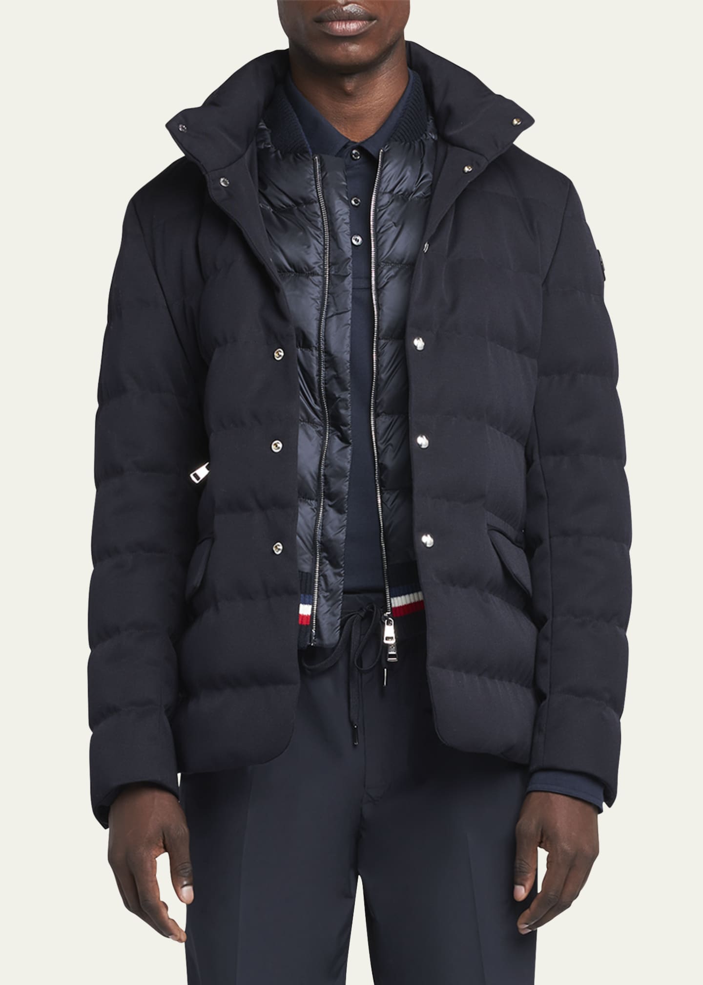 Moncler Men's Bess Down Blazer Jacket Image 4 of 5