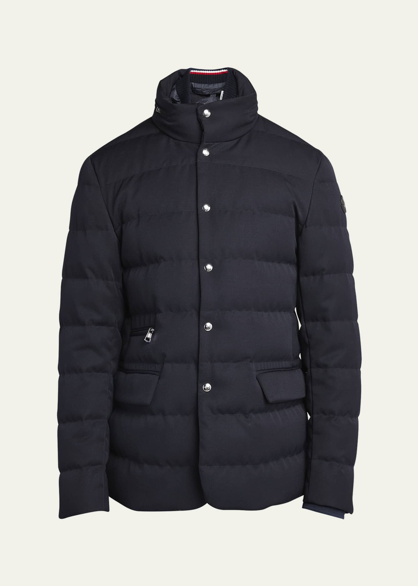 Moncler Men's Bess Down Blazer Jacket Image 1 of 5
