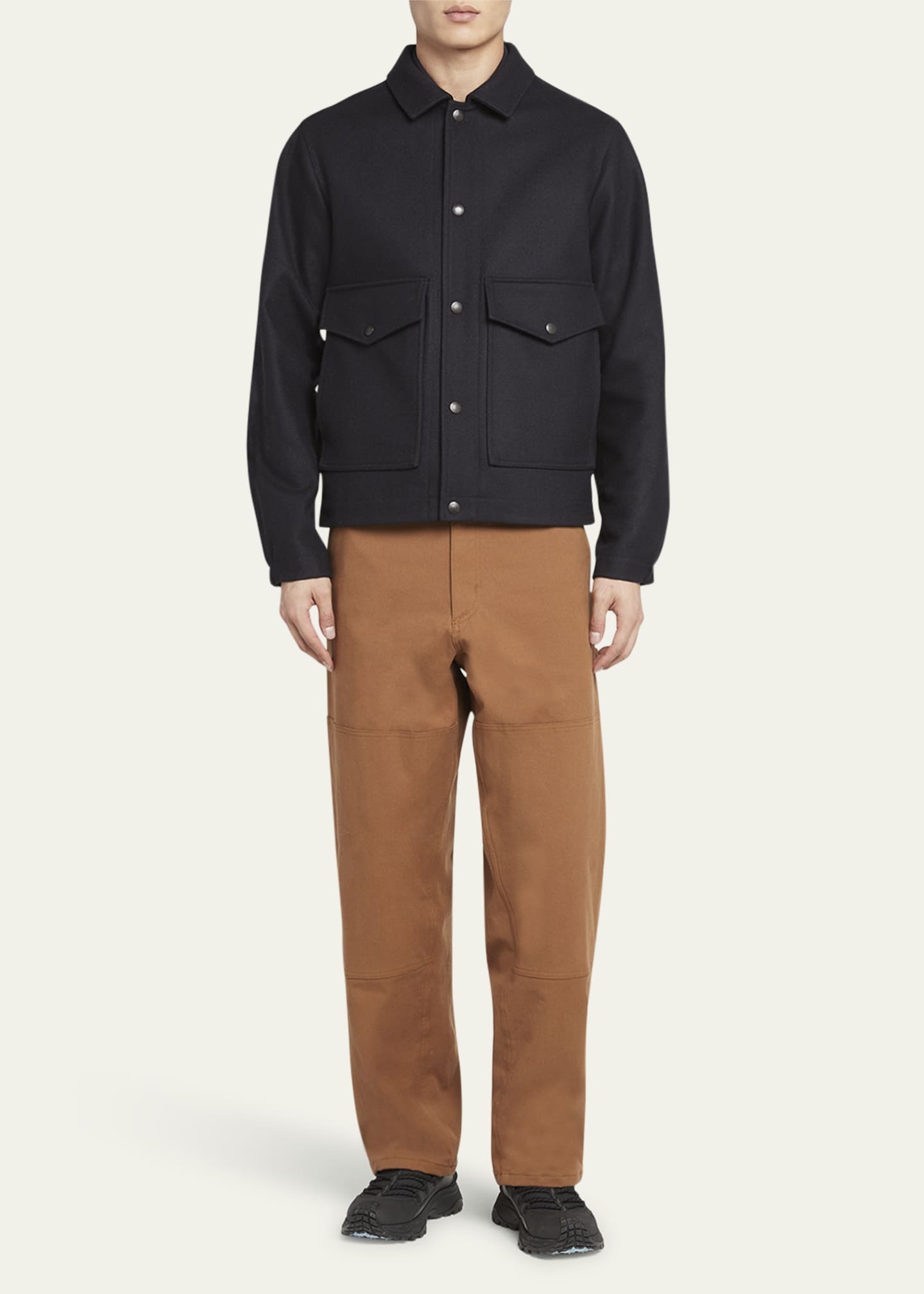 Moncler Men's Fredarola Wool Overshirt Image 2 of 5