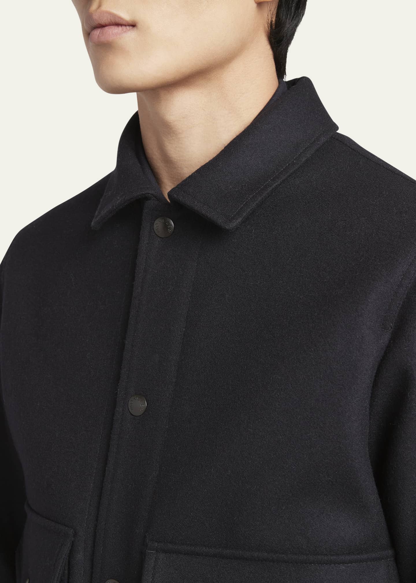 Moncler Men's Fredarola Wool Overshirt Image 5 of 5