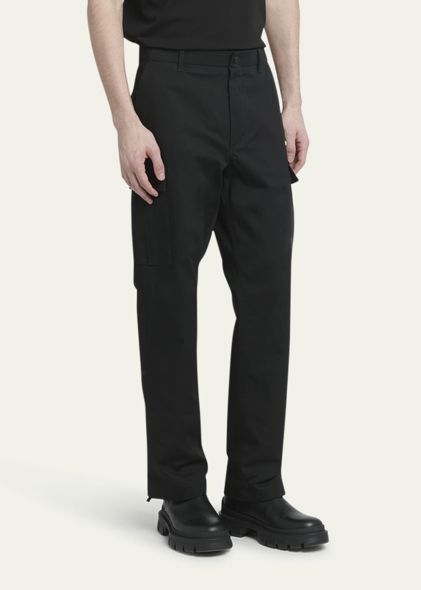 Moncler Men's Straight-Leg Stretch Cargo Trousers Image 4 of 5