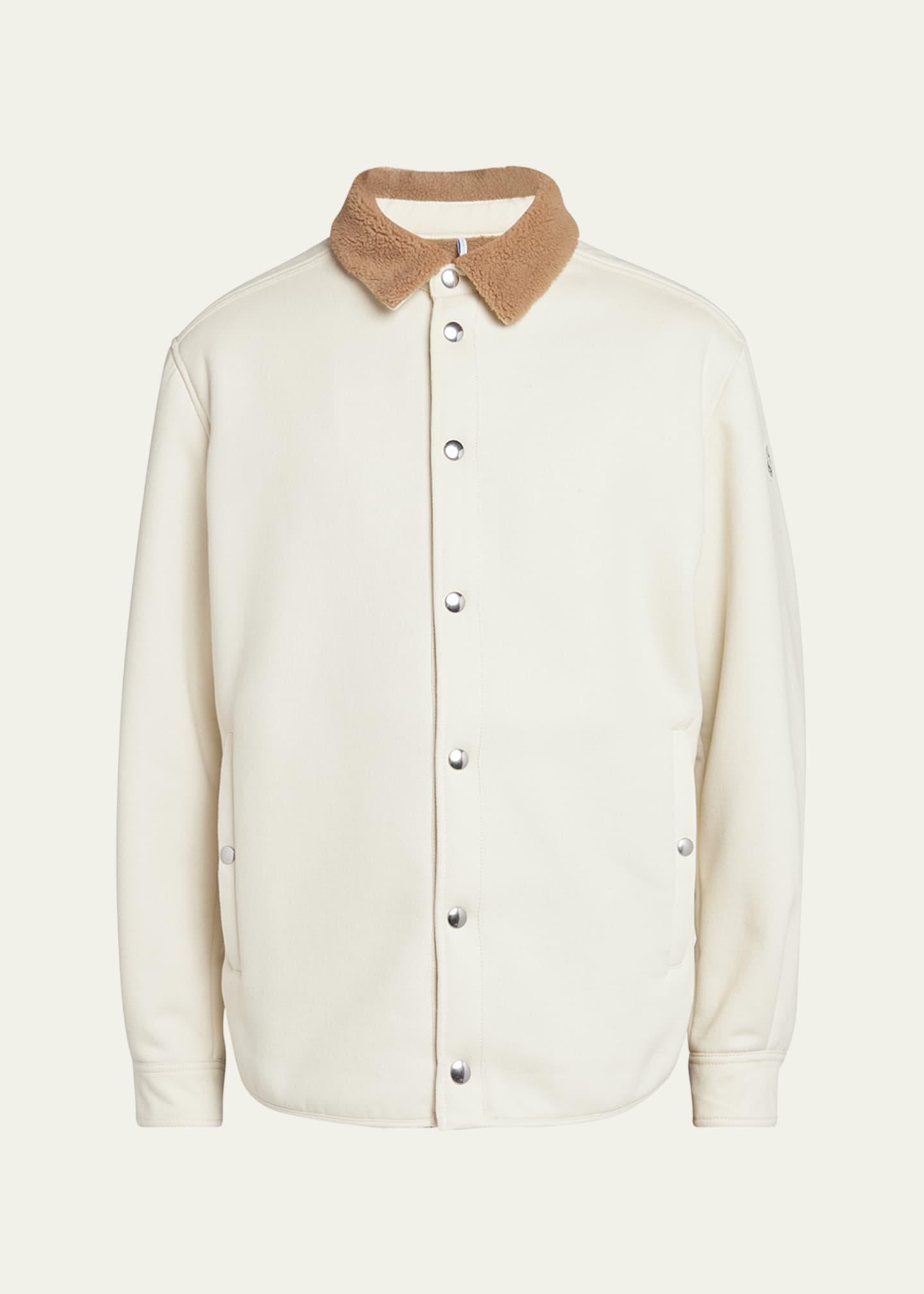 Moncler Men's Teddy Collar Shirt Jacket Image 1 of 5
