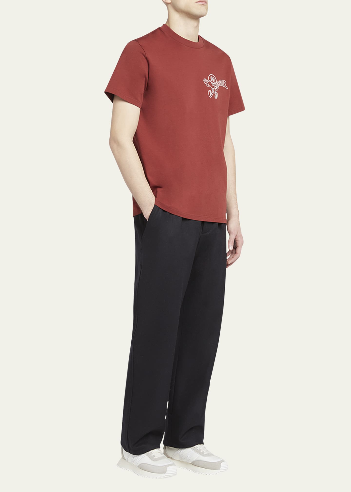Moncler Men's Heavyweight Graphic T-Shirt Image 2 of 5