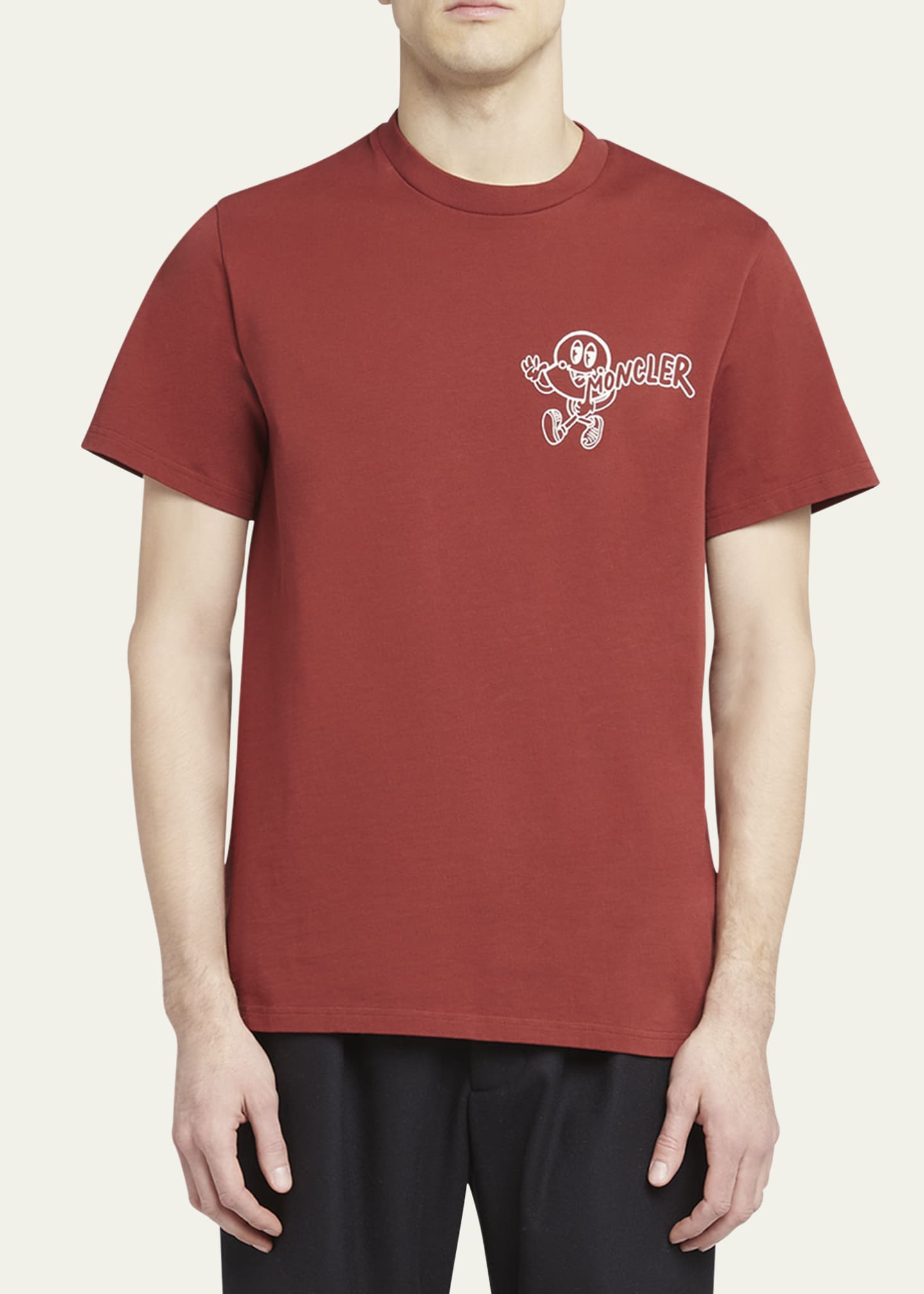 Moncler Men's Heavyweight Graphic T-Shirt Image 4 of 5