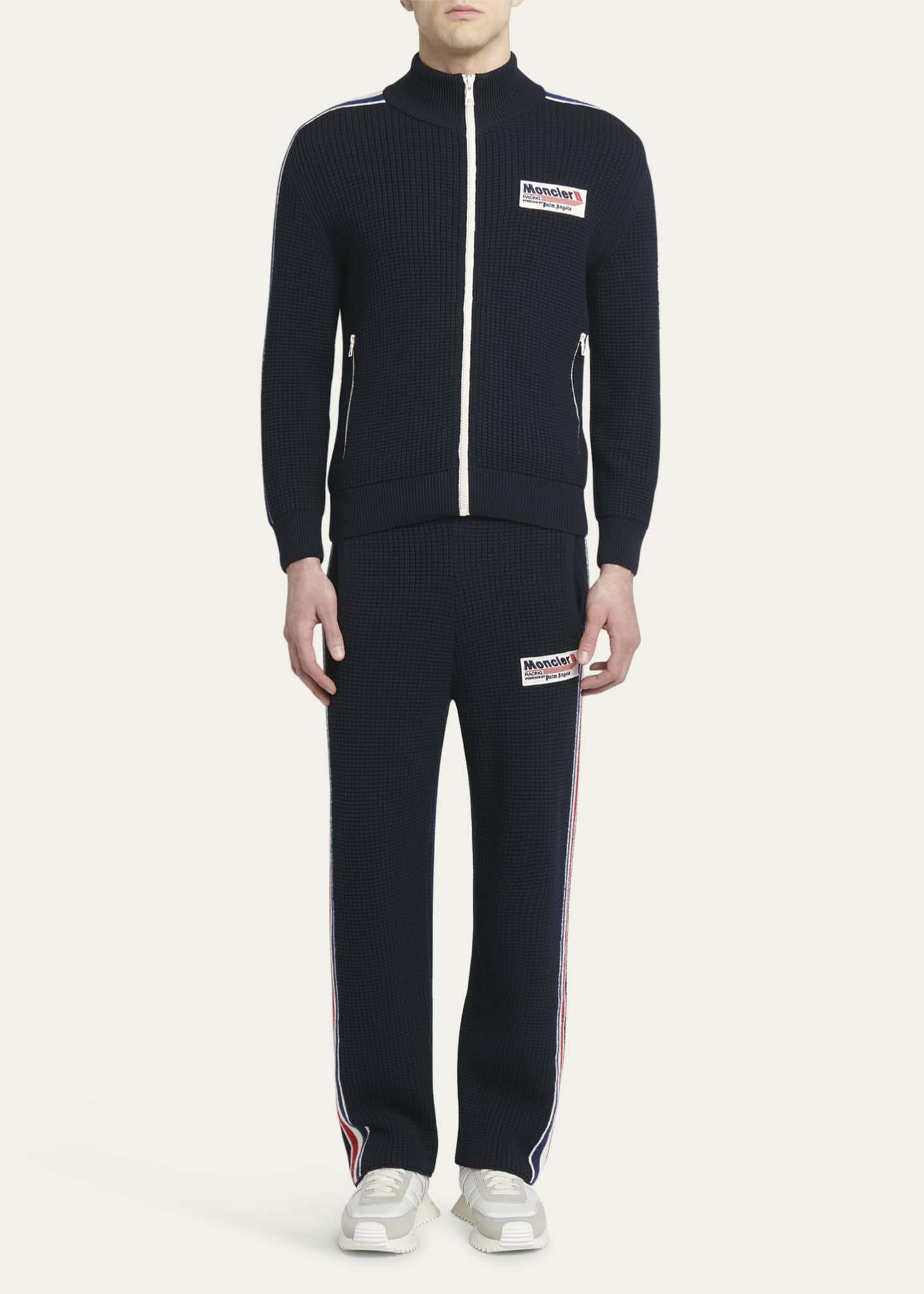 Moncler Genius Moncler x Palm Angels Men's Ribbed Track Jacket Image 2 of 5