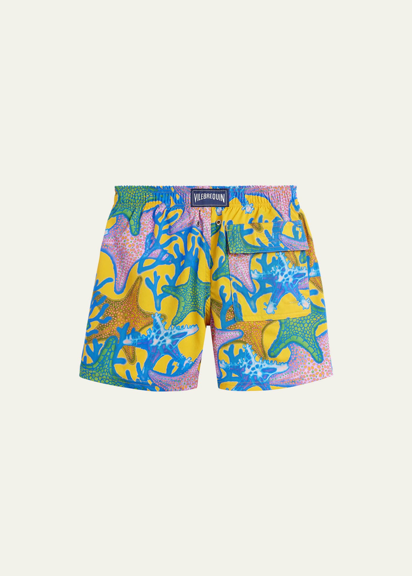 Vilebrequin Boy's Glowed Star Swim Trunks, Size 2-14 Image 2 of 2