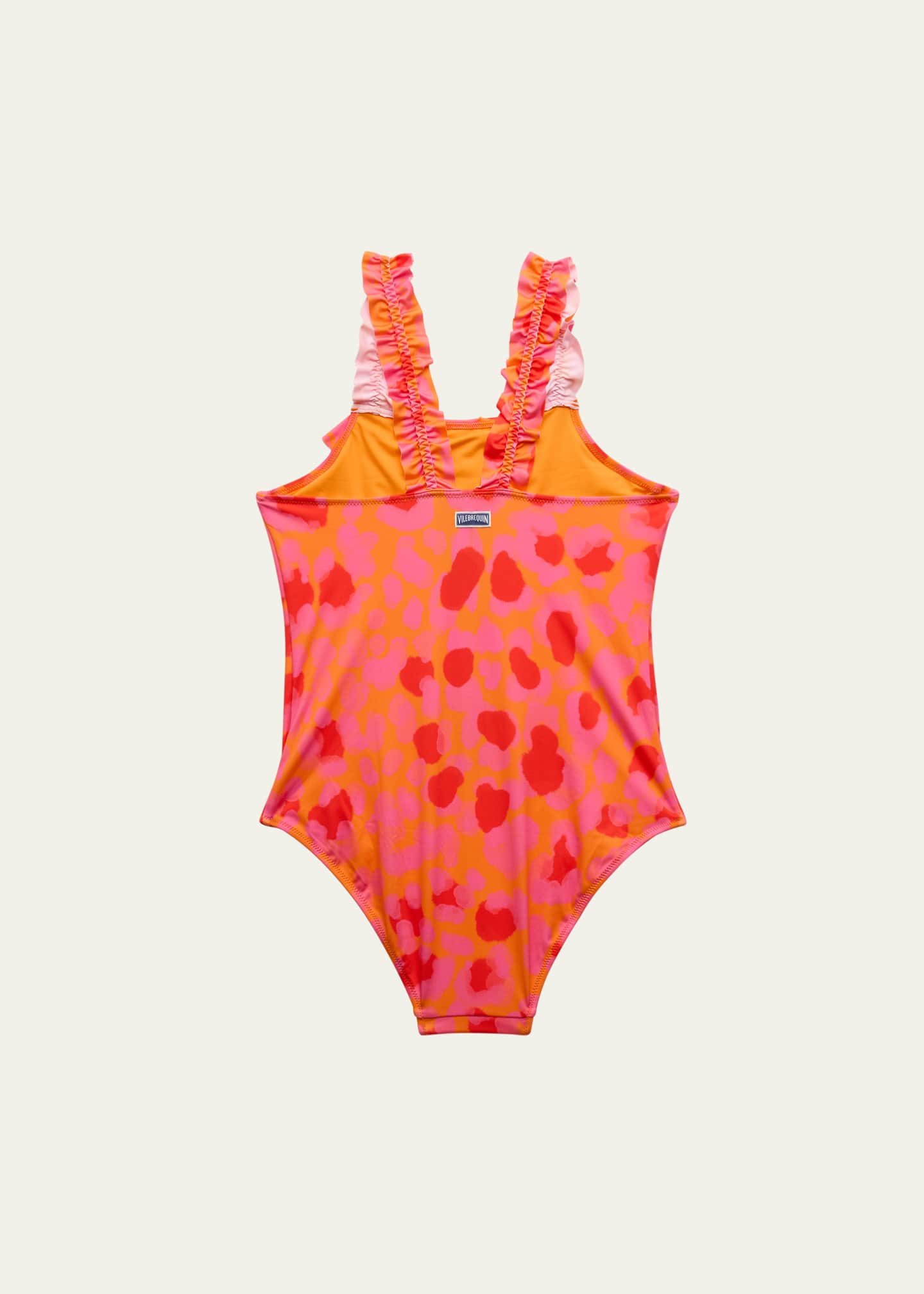 Vilebrequin Girl's One-Piece Leopard-Print Swimsuit, Size 2-14 Image 2 of 3