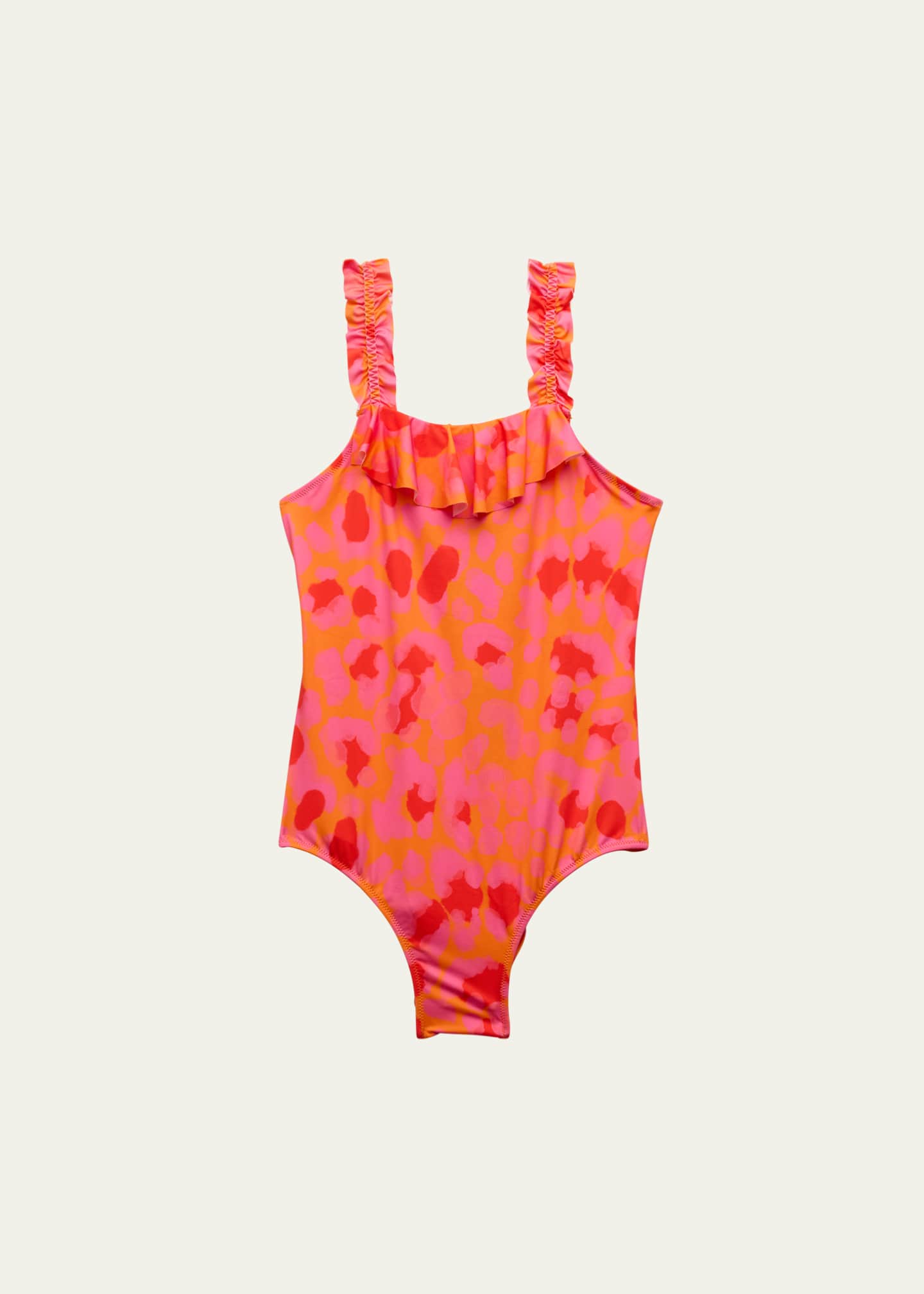 Vilebrequin Girl's One-Piece Leopard-Print Swimsuit, Size 2-14 Image 1 of 3