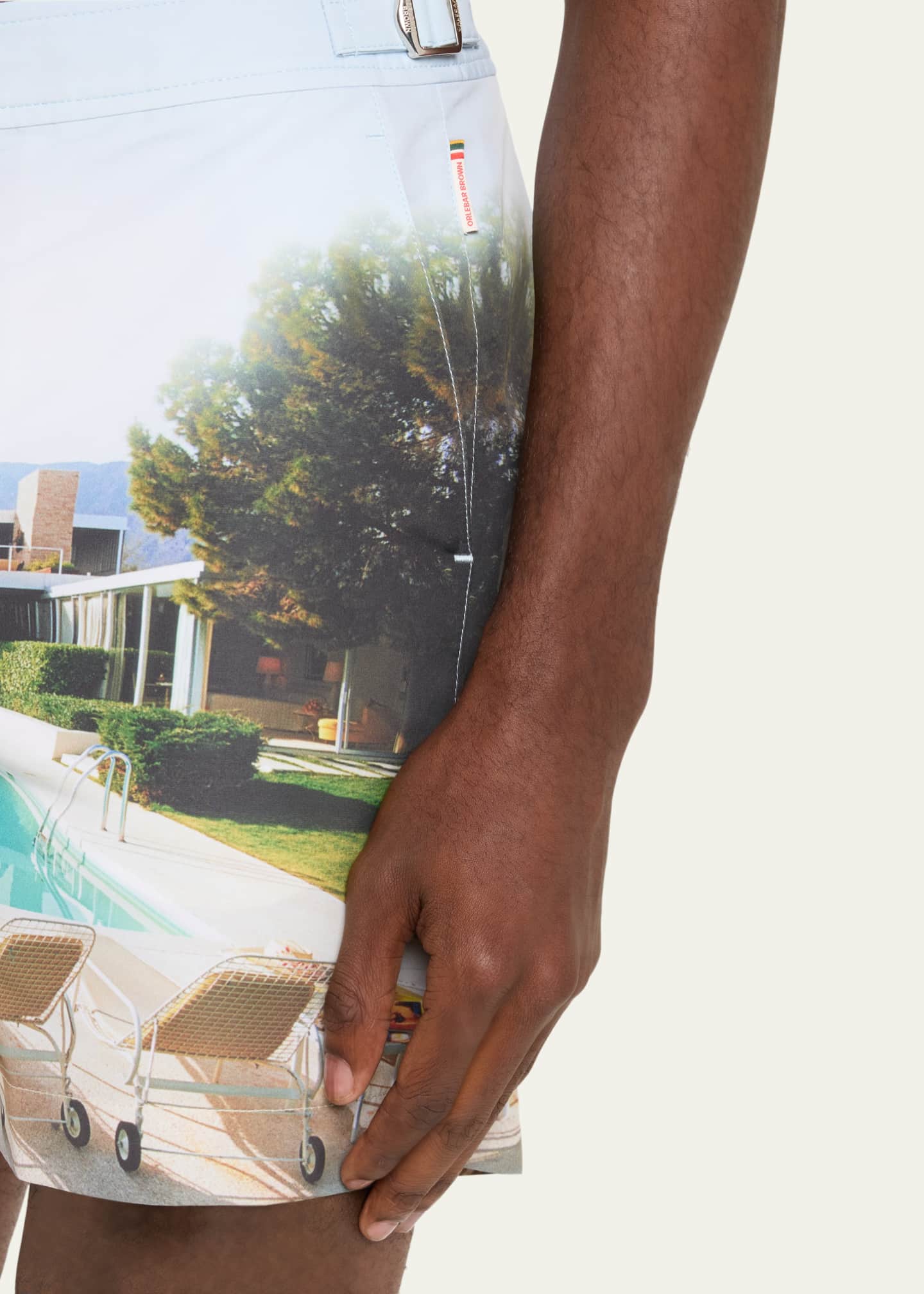 Orlebar Brown Men's Slim Aarons Photographic Bulldog Swim Shorts Image 4 of 5