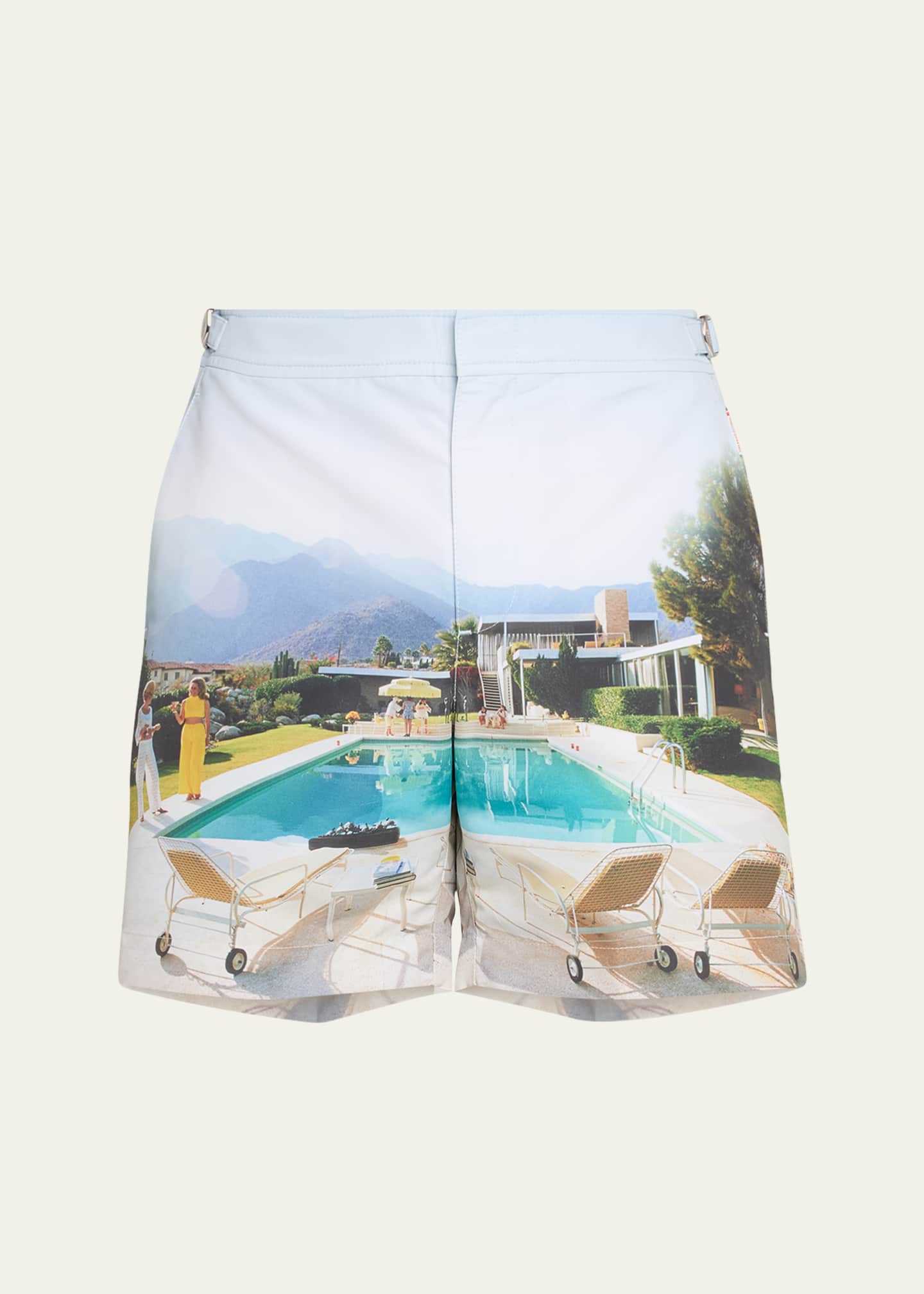 Orlebar Brown Men's Slim Aarons Photographic Bulldog Swim Shorts Image 1 of 5