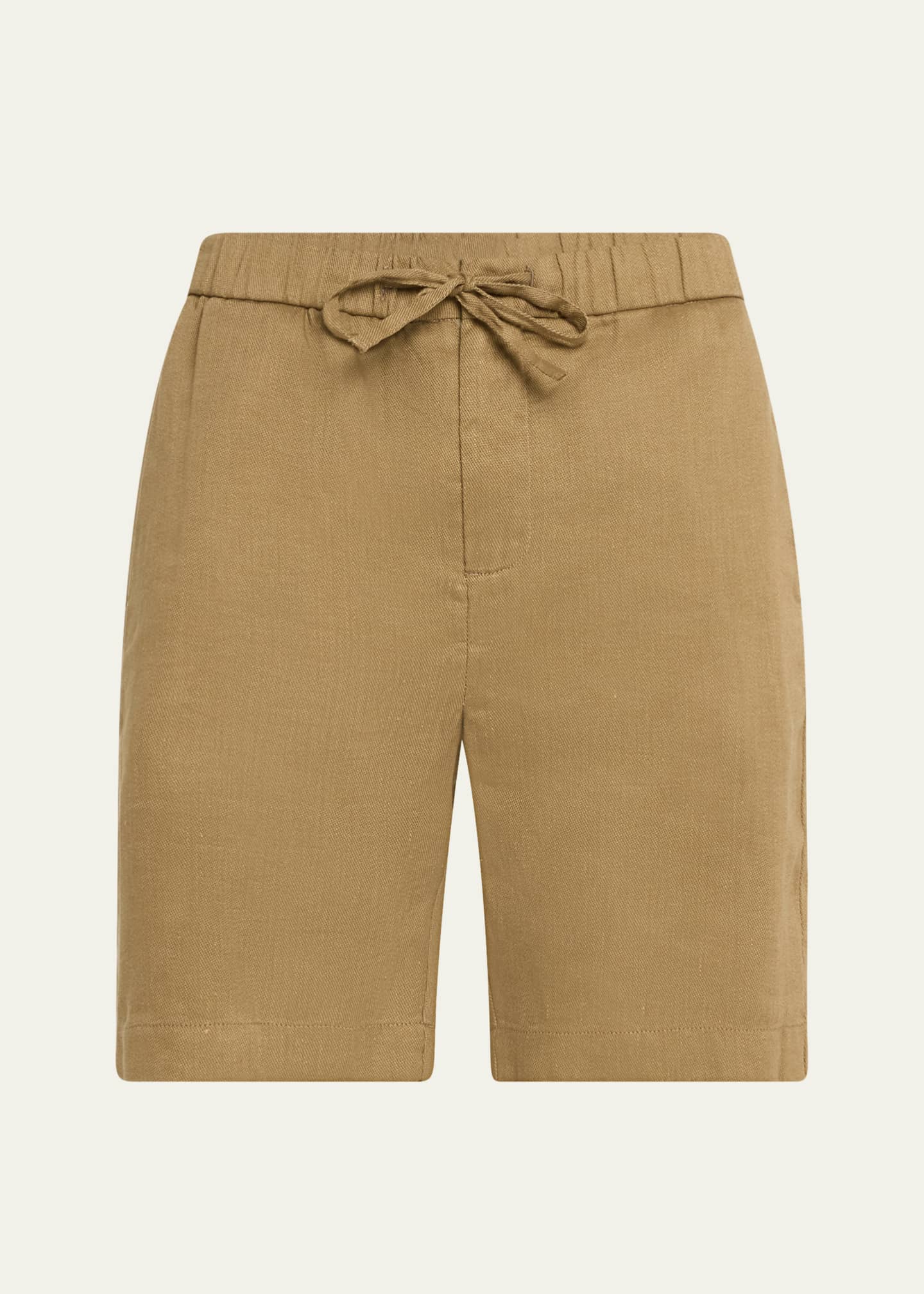 Frescobol Carioca Men's Felipe Linen Shorts Image 1 of 5