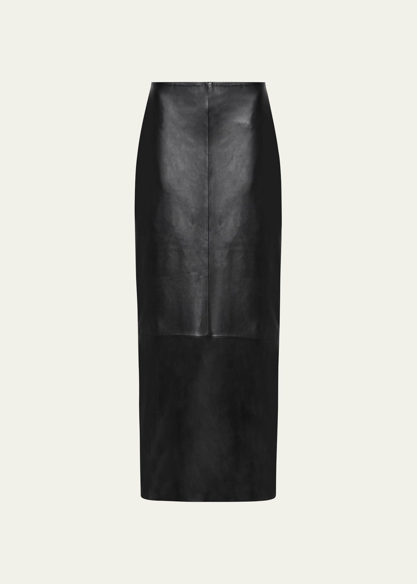 St. Agni Leather Column Skirt Image 1 of 4