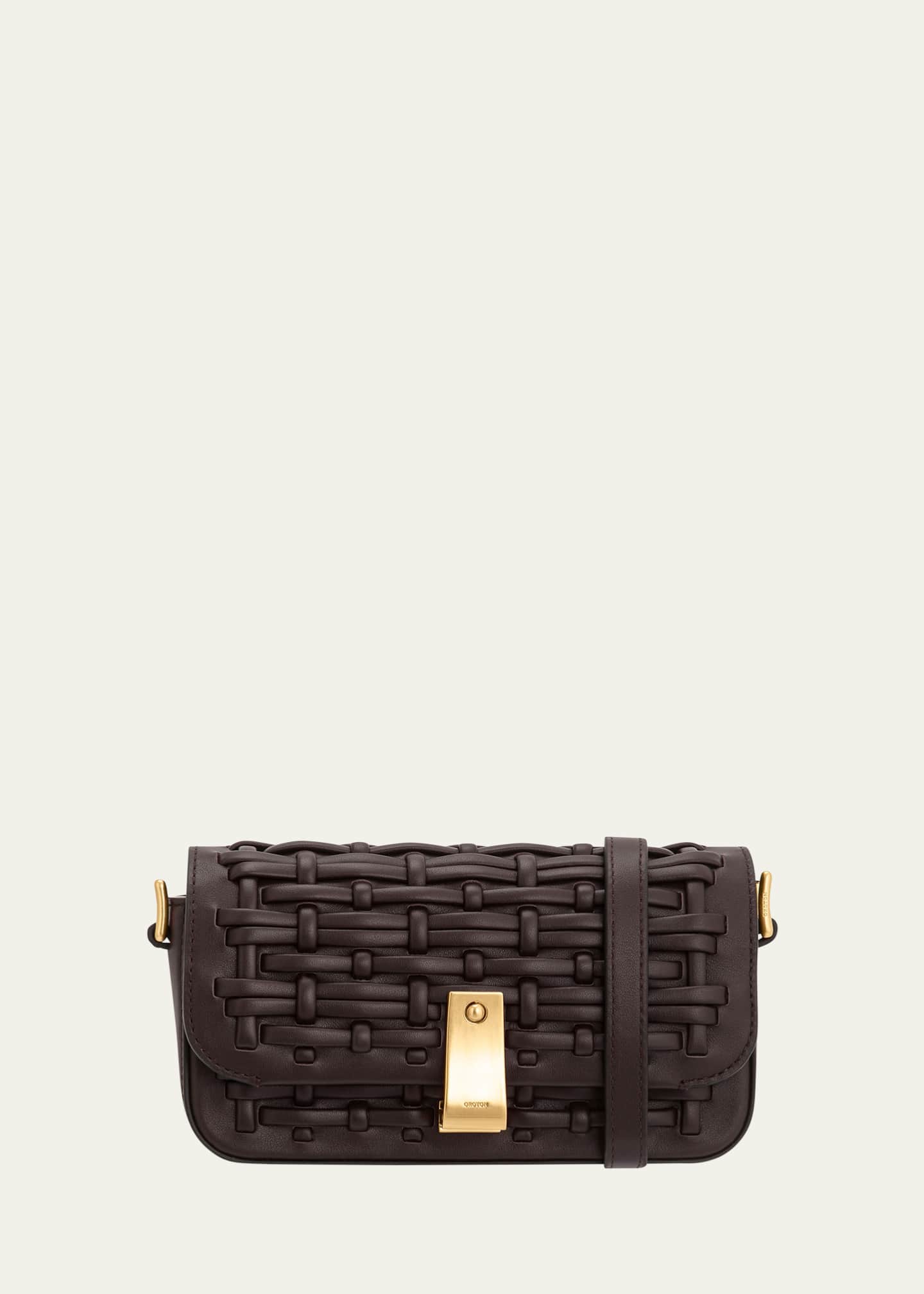 Oroton Etta Collectable Woven Leather Crossbody Bag