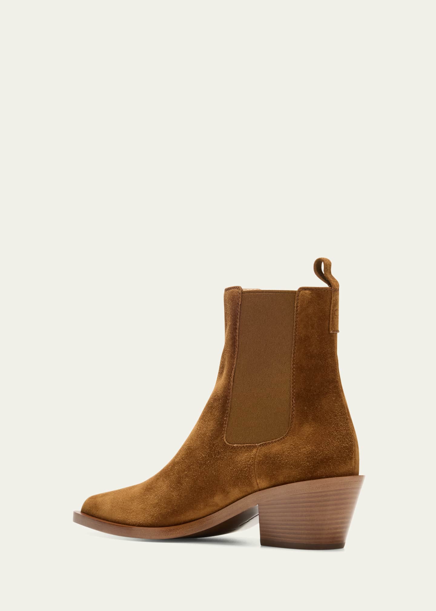 Wylie Suede Western Chelsea Booties