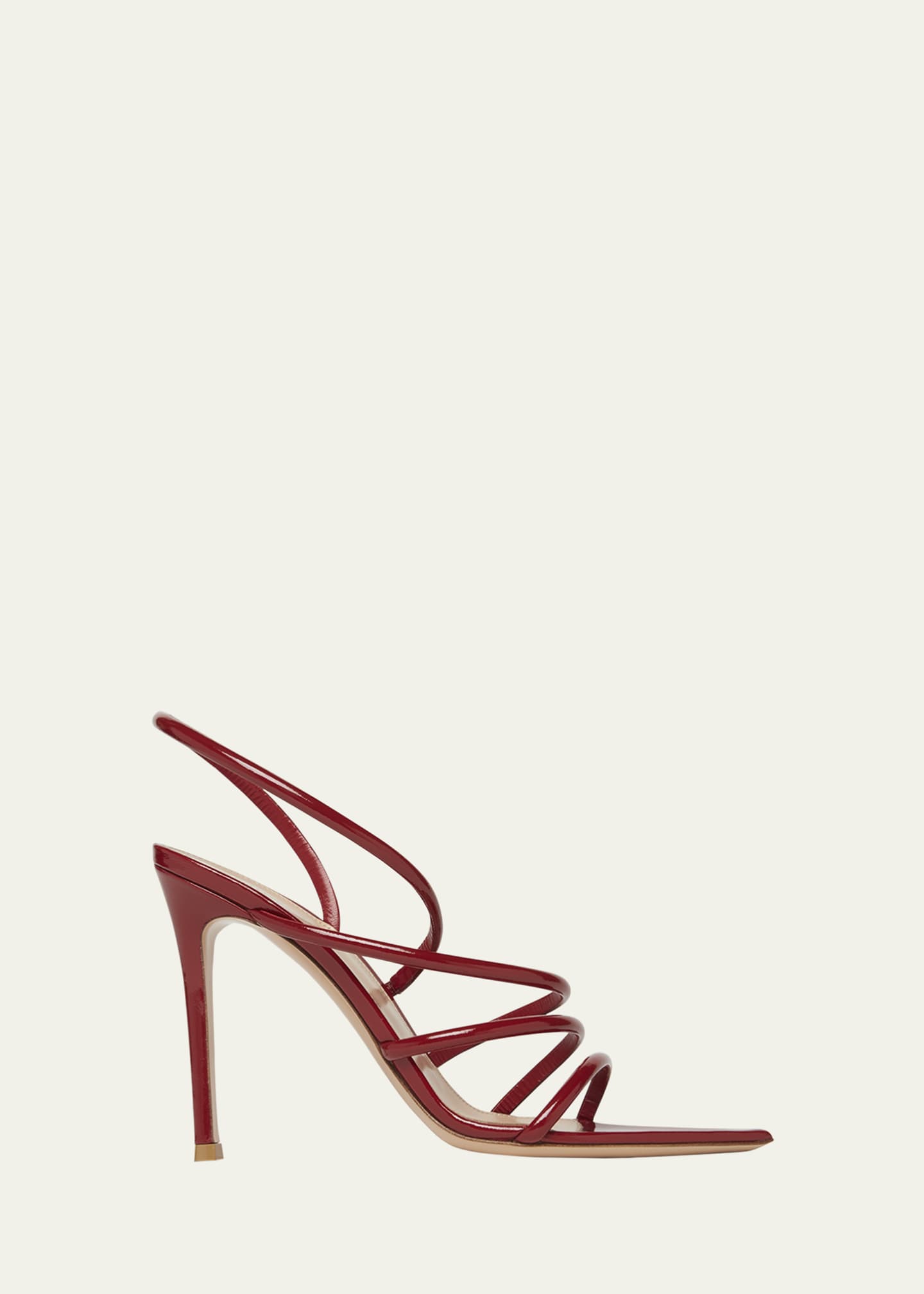 Gianvito Rossi Patent Leather Strappy Sandals Image 1 of 3