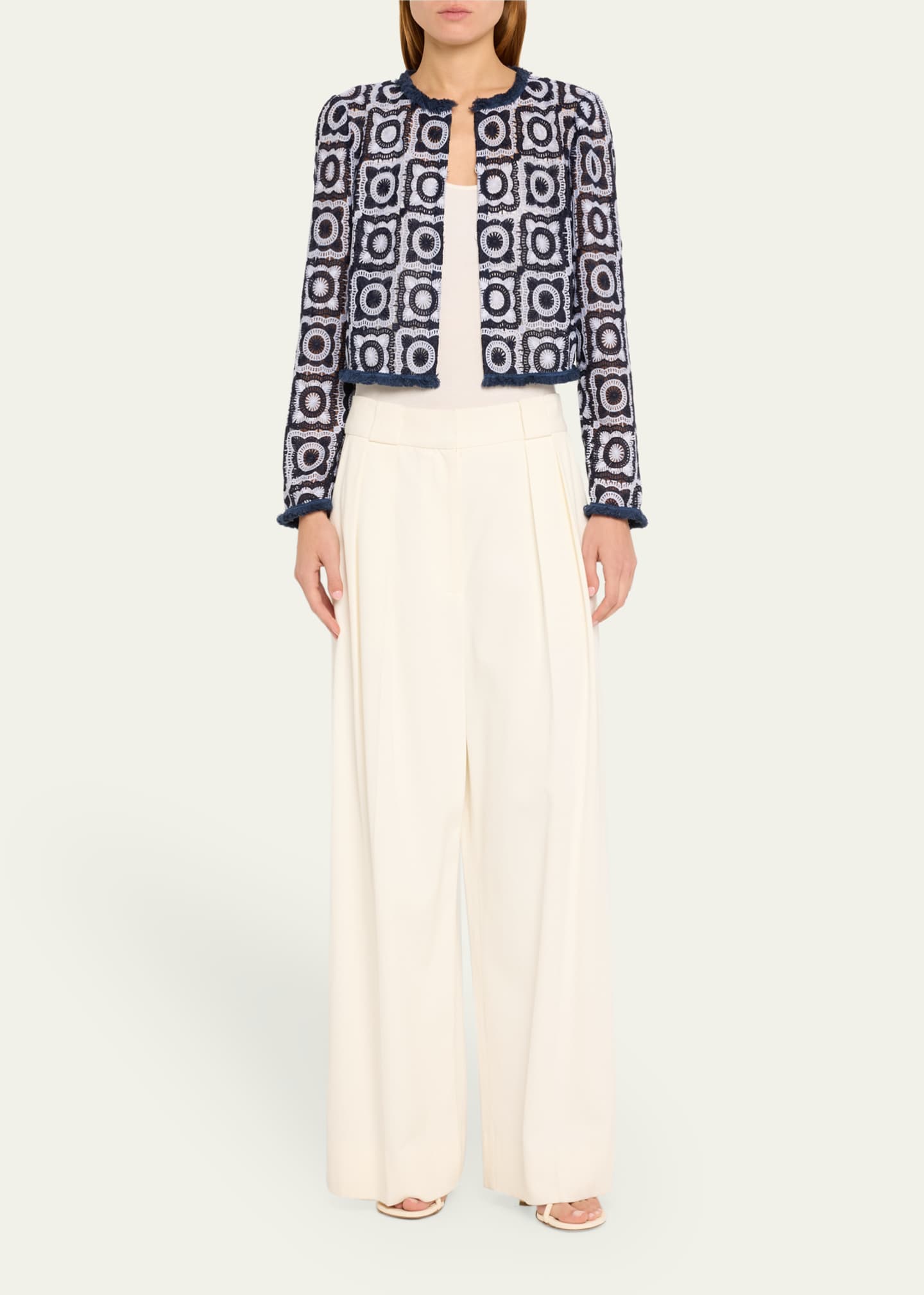 Ramy Brook Anacapri Daniella Crochet Jacket Image 2 of 5