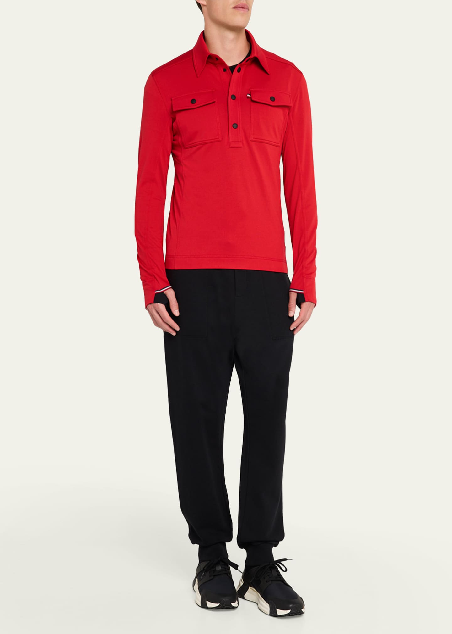 Moncler Grenoble Men's Polartec Polo Shirt Image 2 of 5