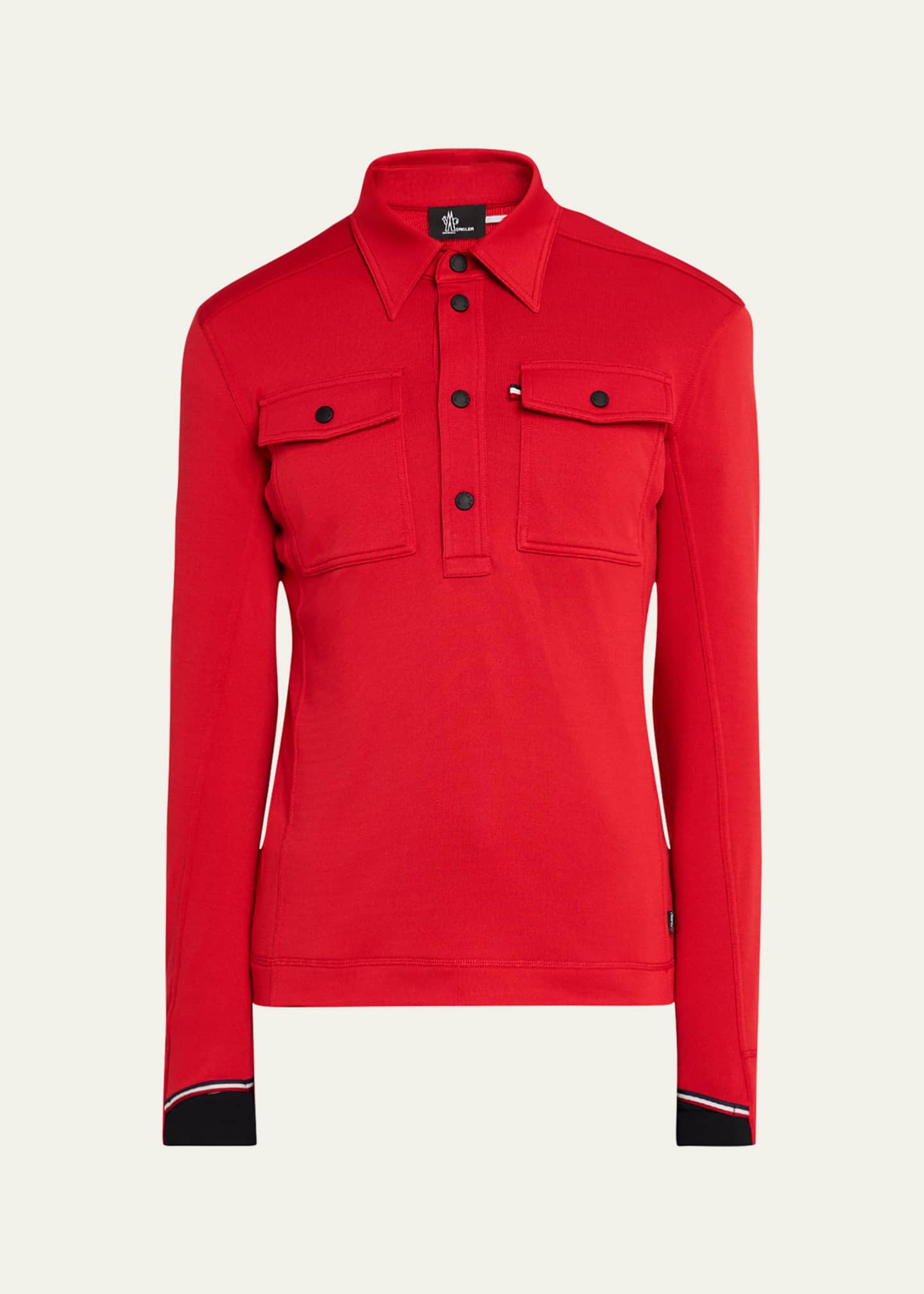 Moncler Grenoble Men's Polartec Polo Shirt Image 1 of 5