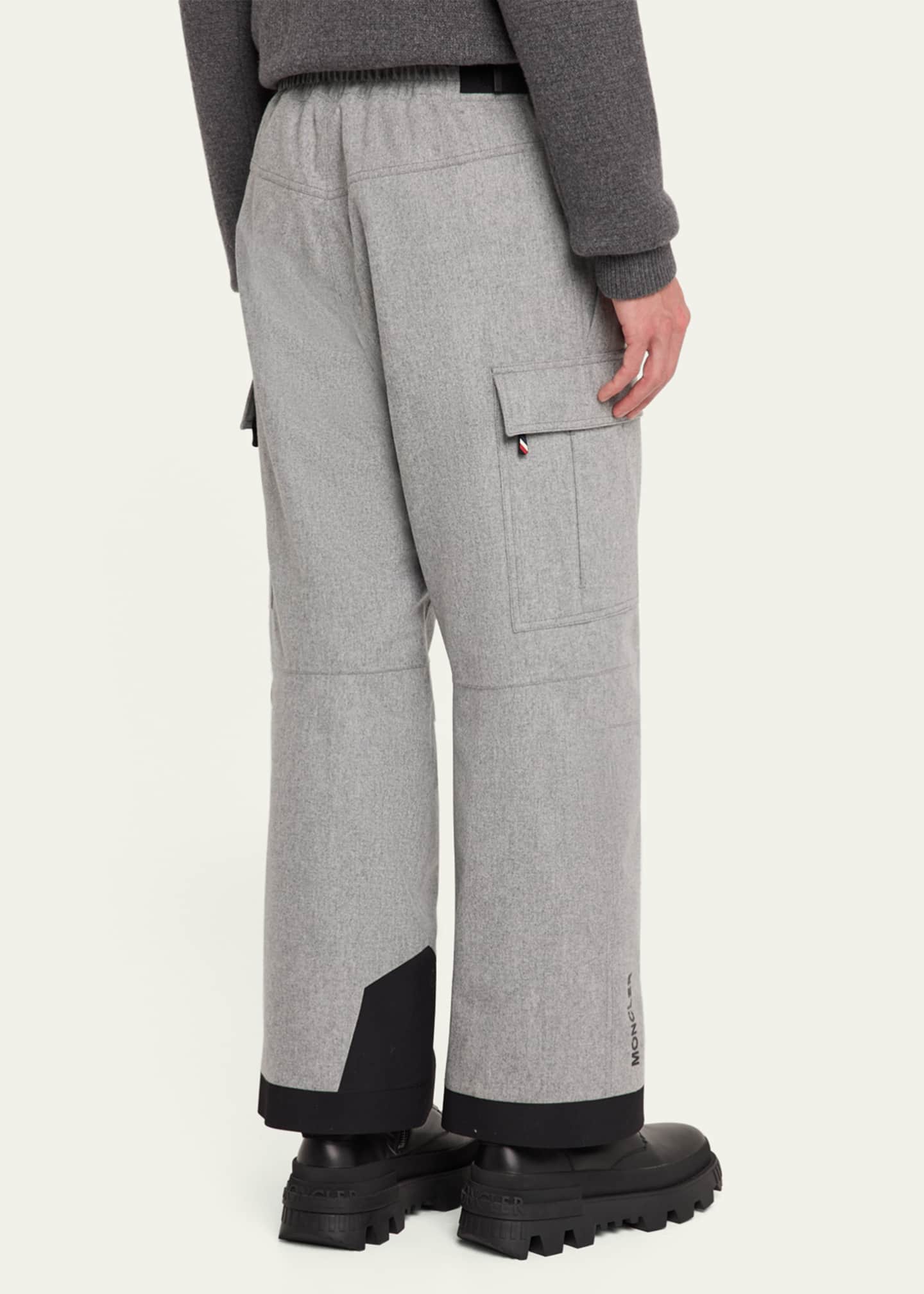 Moncler Grenoble Men's Wool Flannel Lined Ski Trousers Image 3 of 5