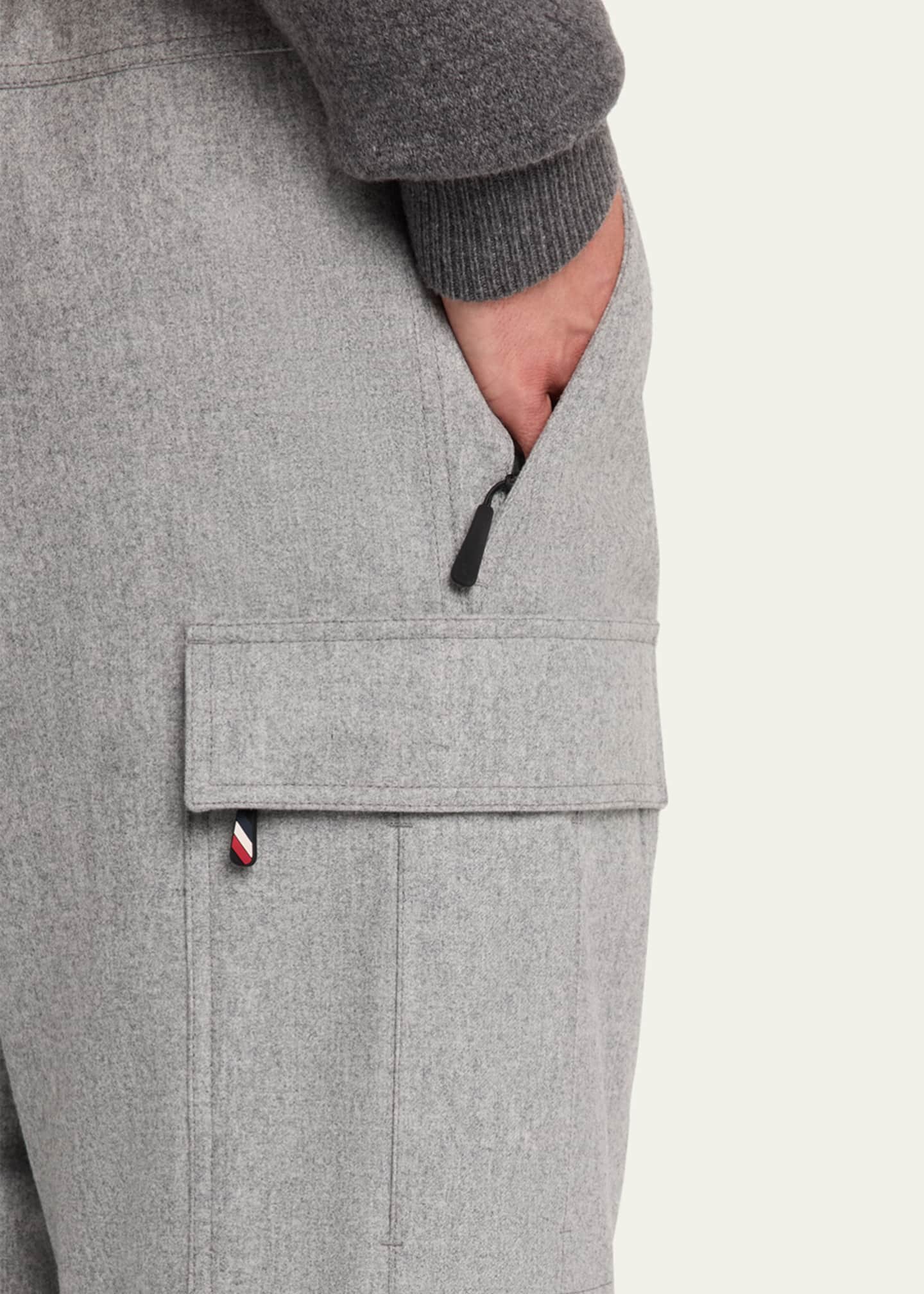 Moncler Grenoble Men's Wool Flannel Lined Ski Trousers Image 5 of 5