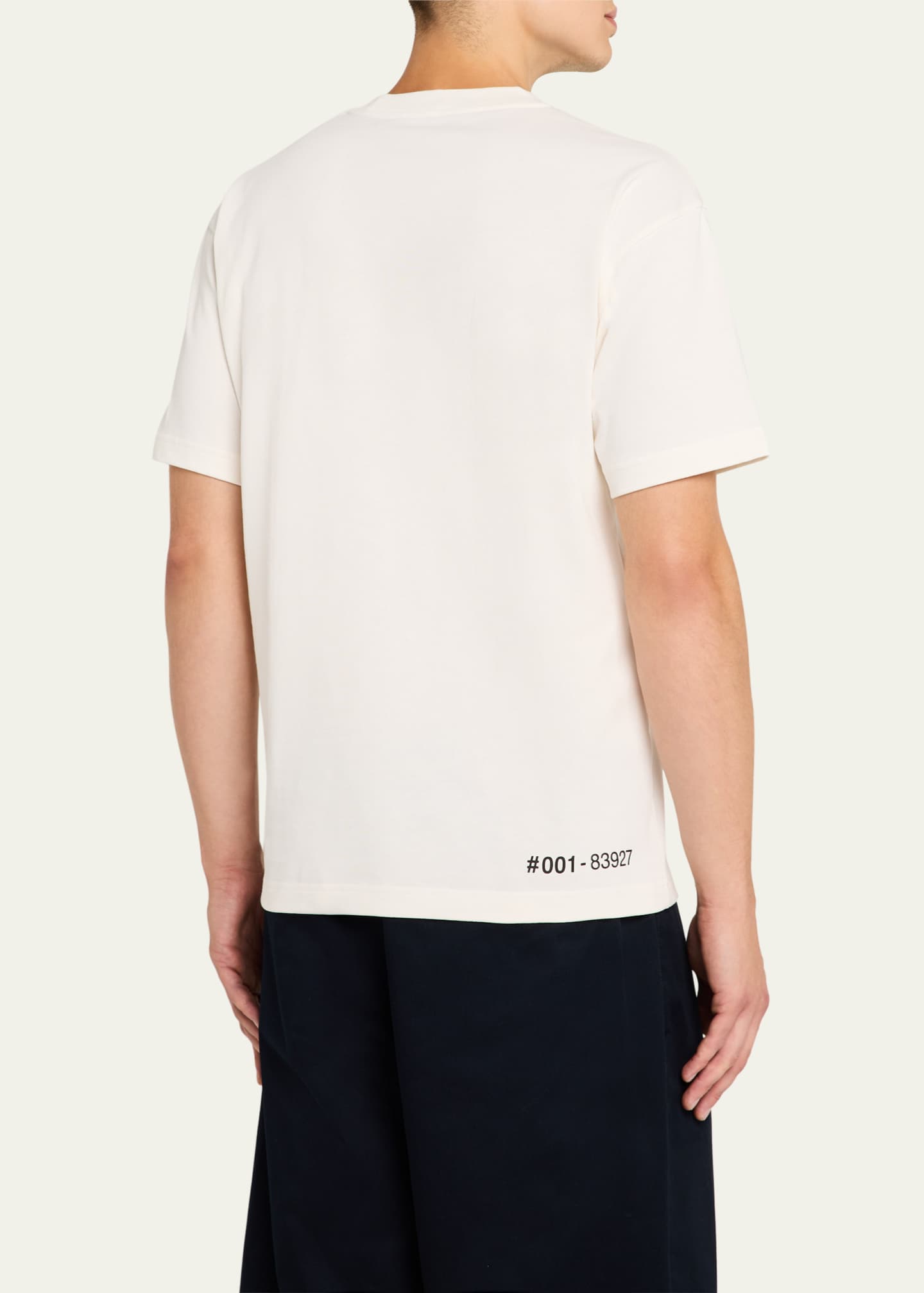 Moncler Grenoble Men's Raised Logo T-Shirt Image 3 of 5