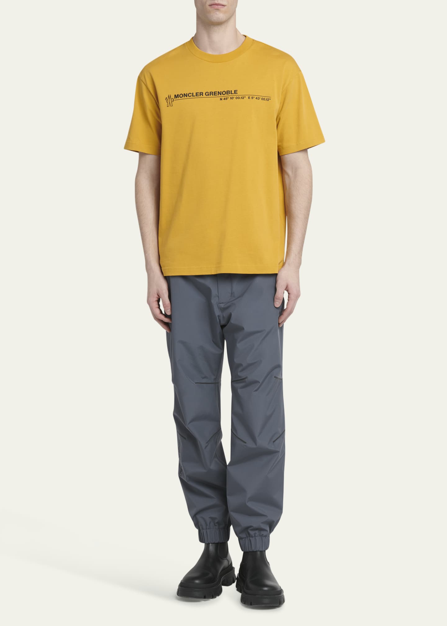 Moncler Grenoble Men's Coordinates Logo T-Shirt Image 2 of 5