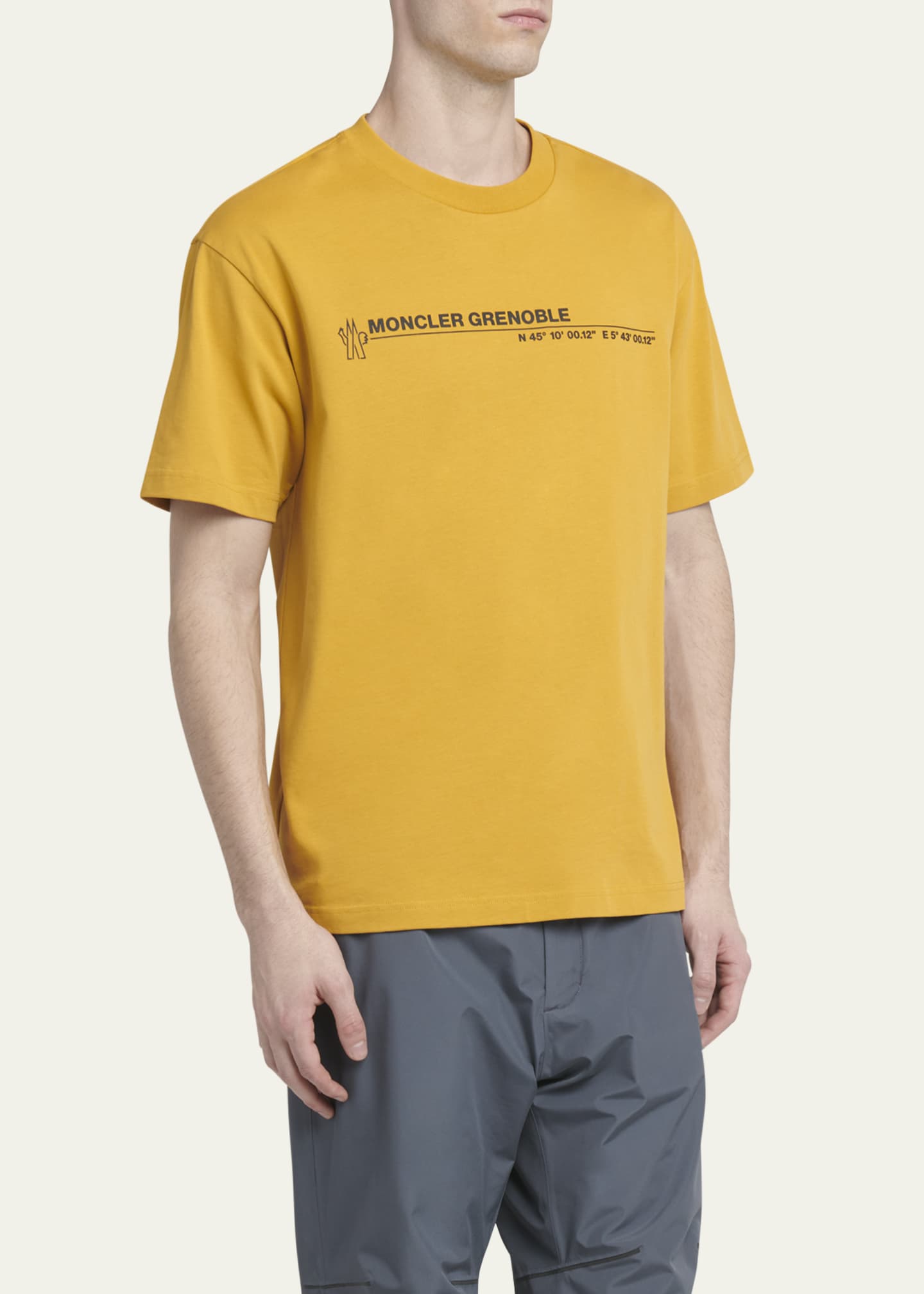 Moncler Grenoble Men's Coordinates Logo T-Shirt Image 4 of 5