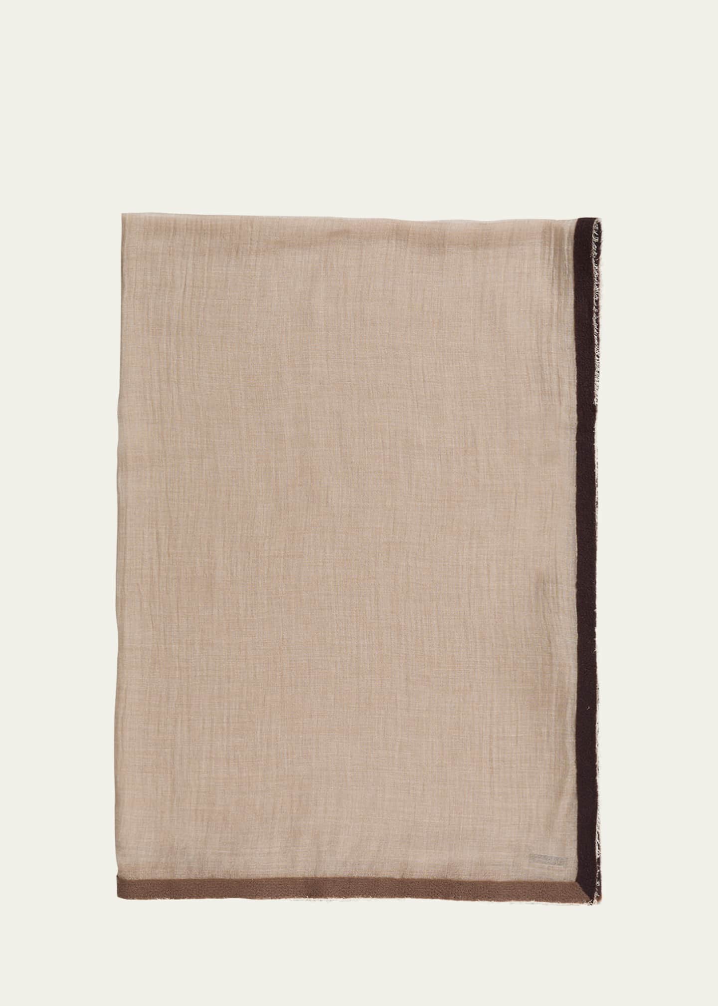 Faliero Sarti Fiocchetto Cashmere Blend Scarf Image 1 of 3