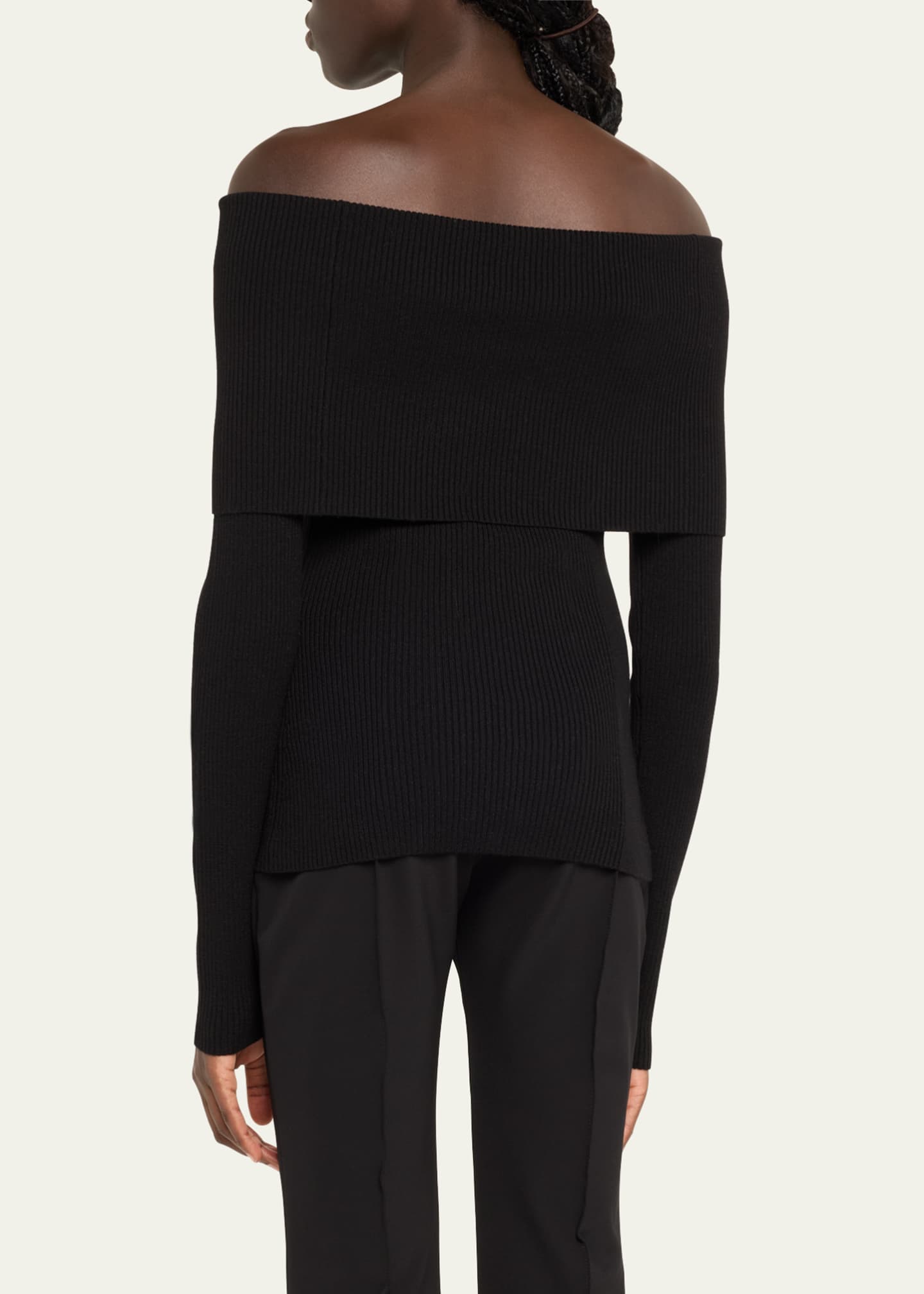 A.L.C. Evelyn Ribbed Off-Shoulder Top Image 3 of 5