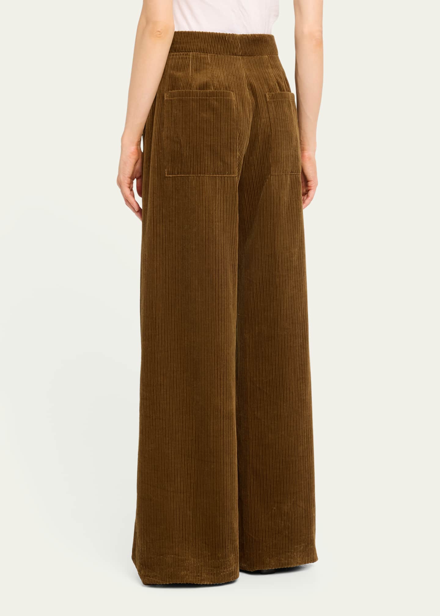A.L.C. Andrew Wide-Leg Corduroy Pants Image 3 of 5