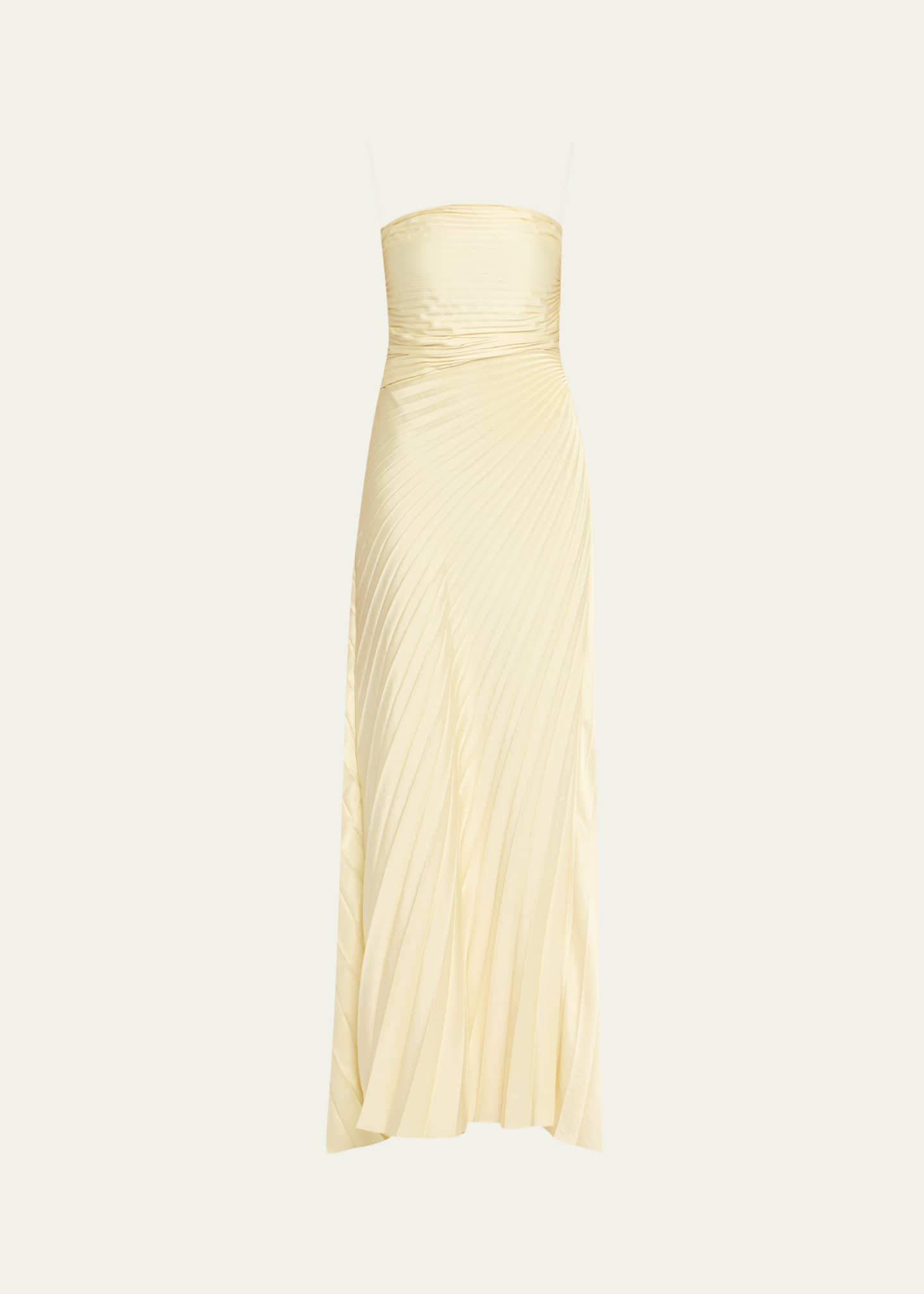A.L.C. Bianca Pleated Strapless Gown Image 1 of 5