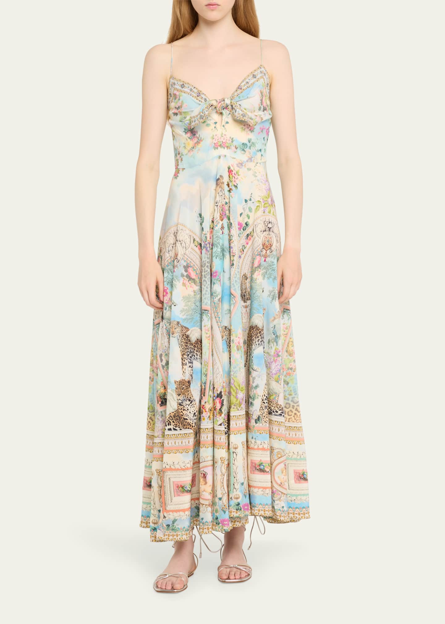 Camilla Tie Front Maxi Dress We Always Have Alexandria