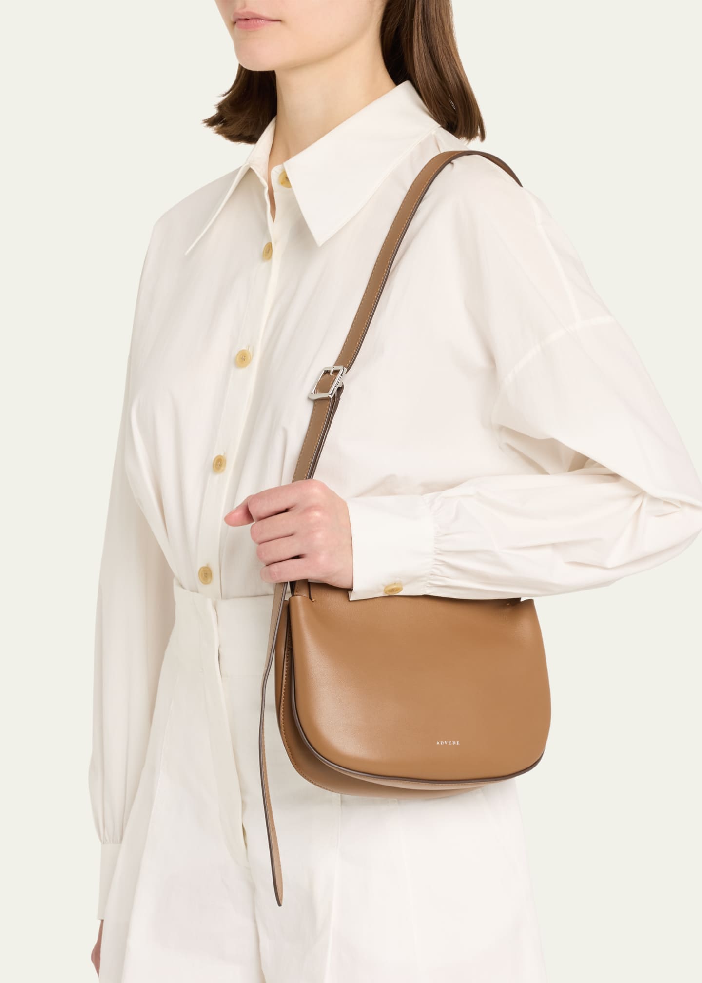 Advene The Duet Small Leather Crossbody Bag Image 2 of 5