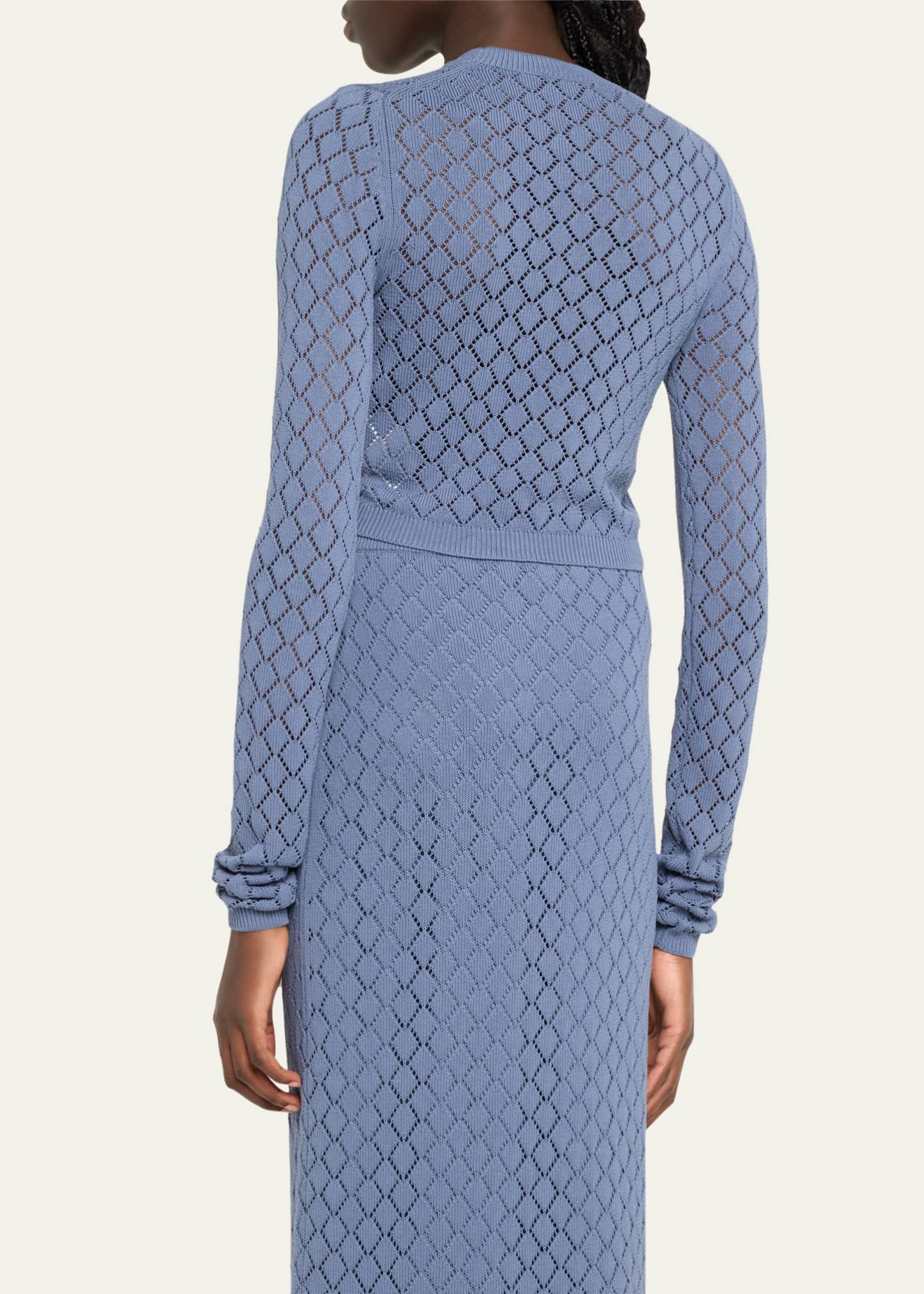 A.L.C. Brandi Pointelle Knit Top Image 3 of 5