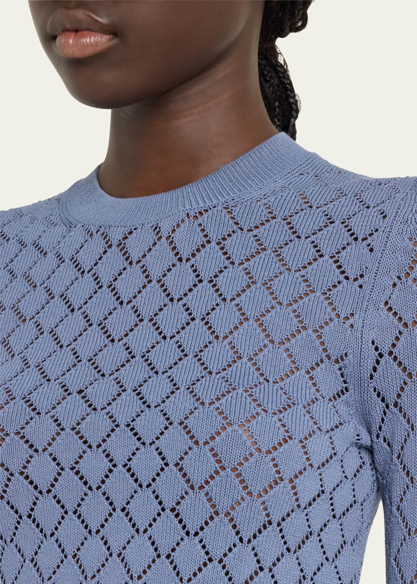 A.L.C. Brandi Pointelle Knit Top Image 5 of 5